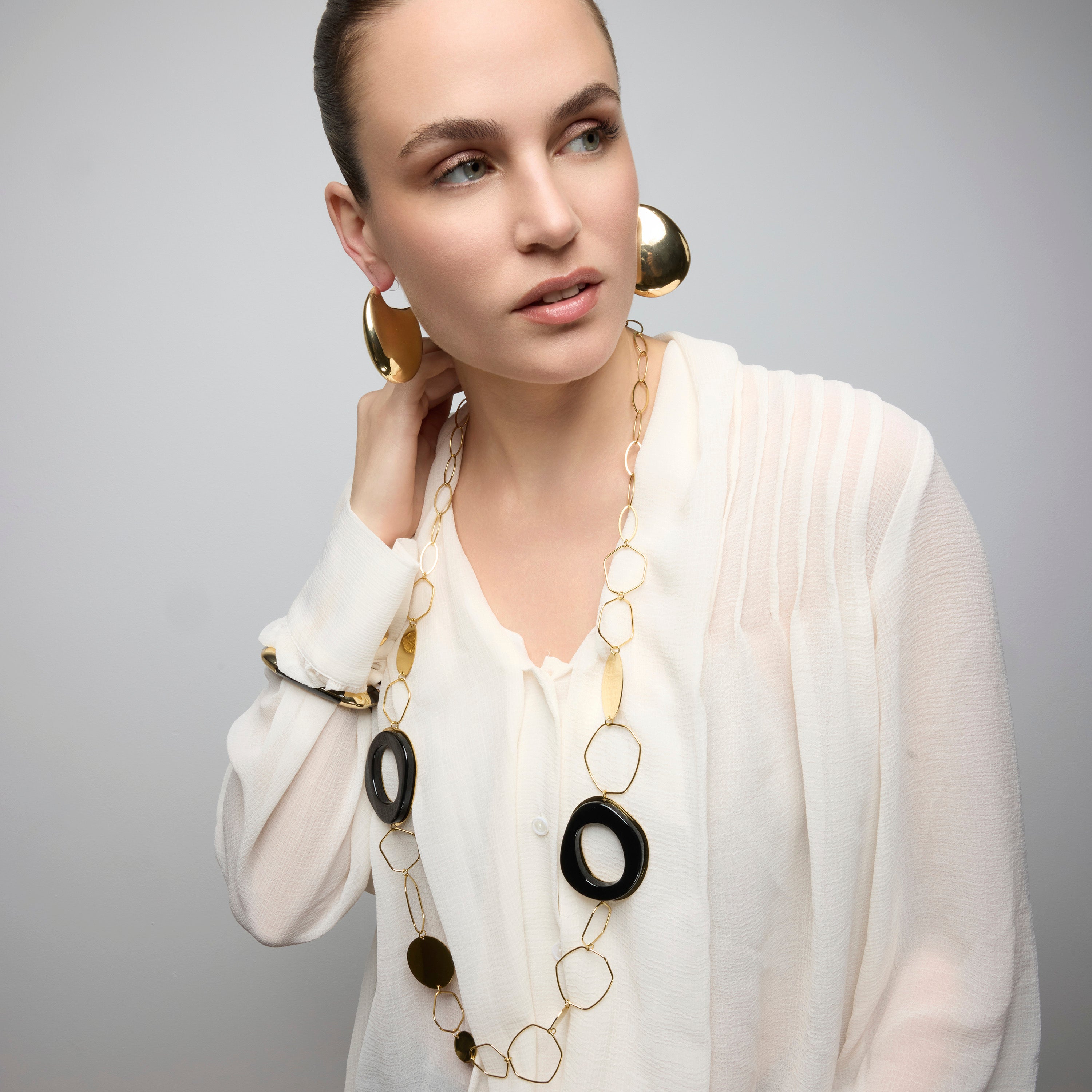 Ohrringe aus 18k Gelbgold - Ziban