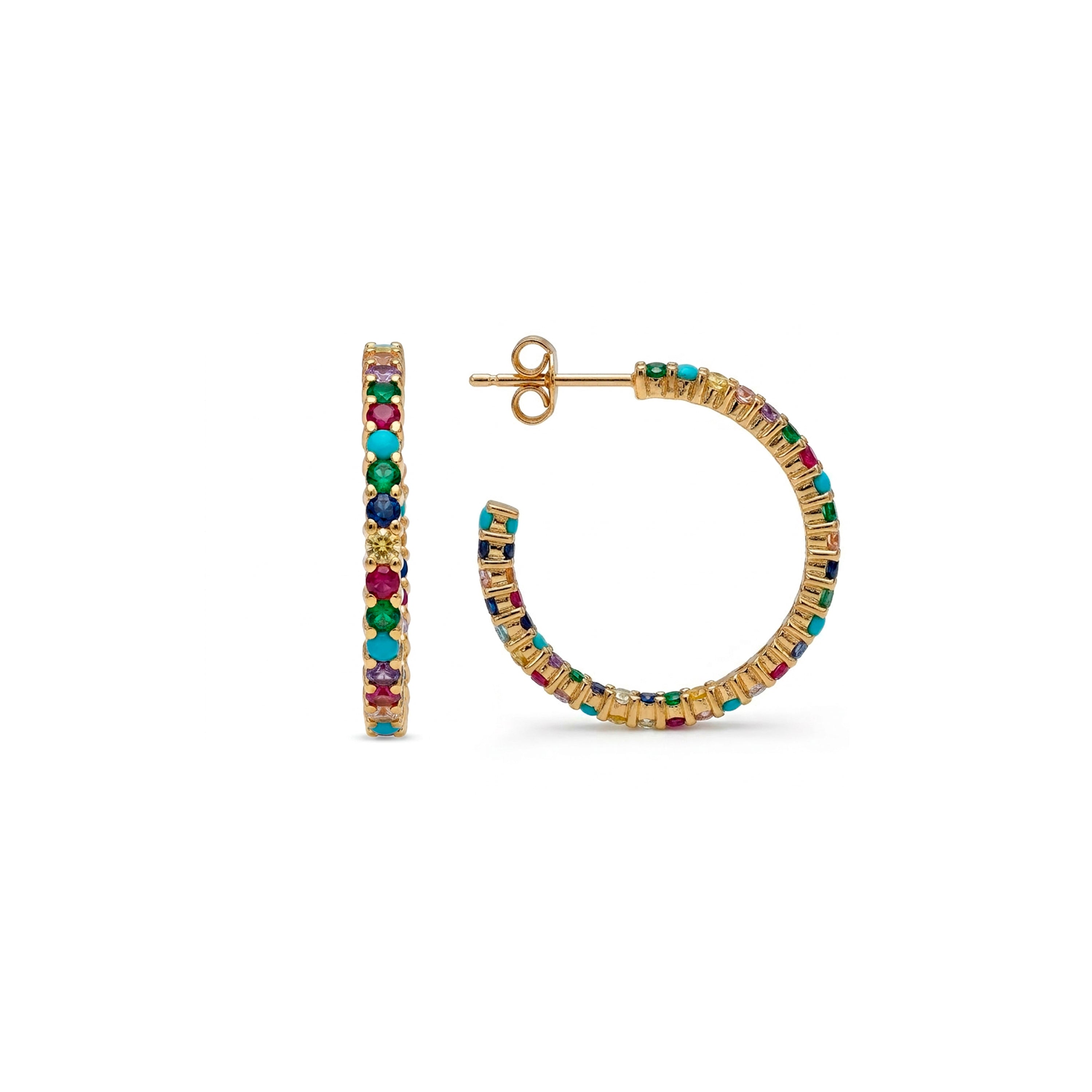 Ohrringe mit 18k Gelbgold-Finish - Sungi