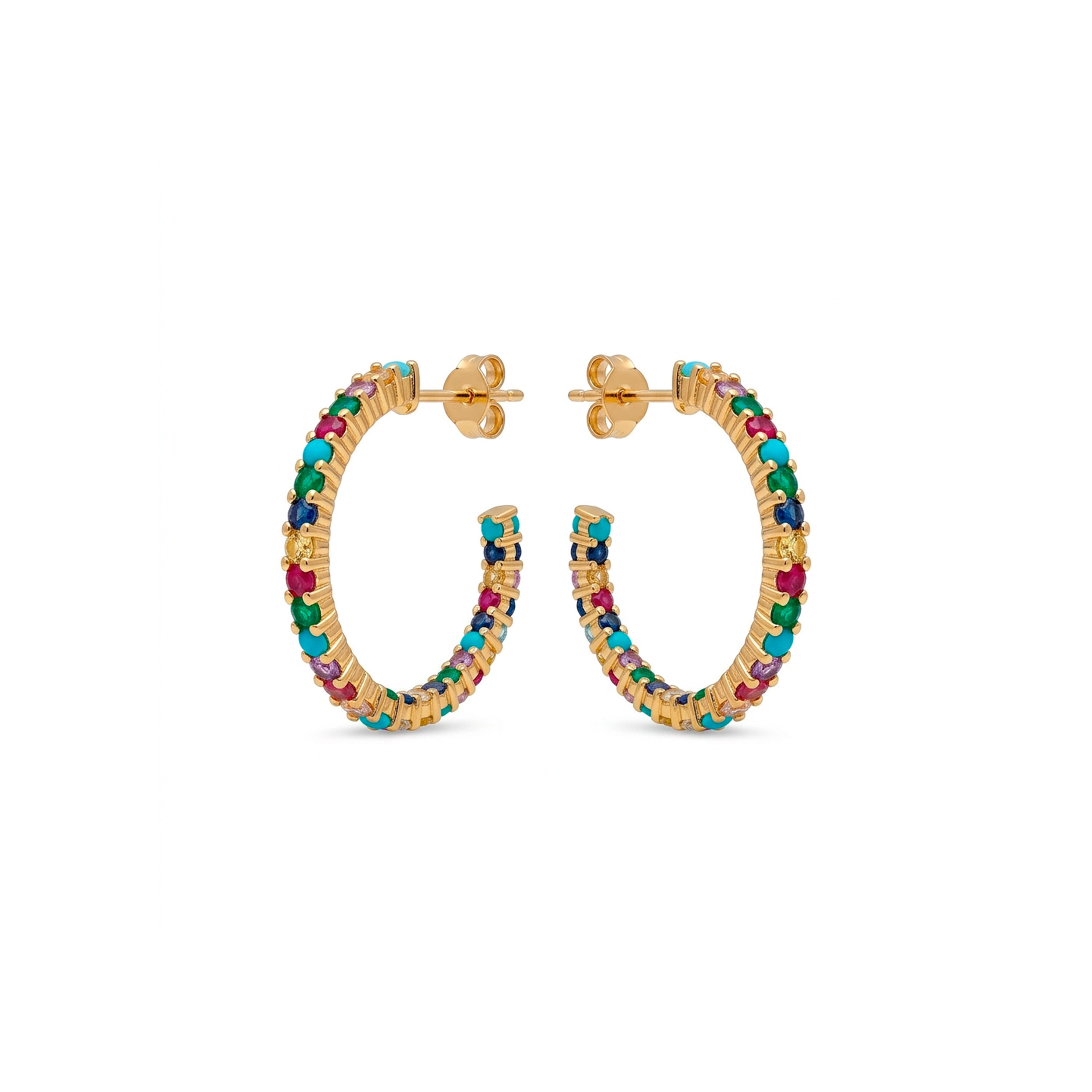 Ohrringe mit 18k Gelbgold-Finish - Sungi