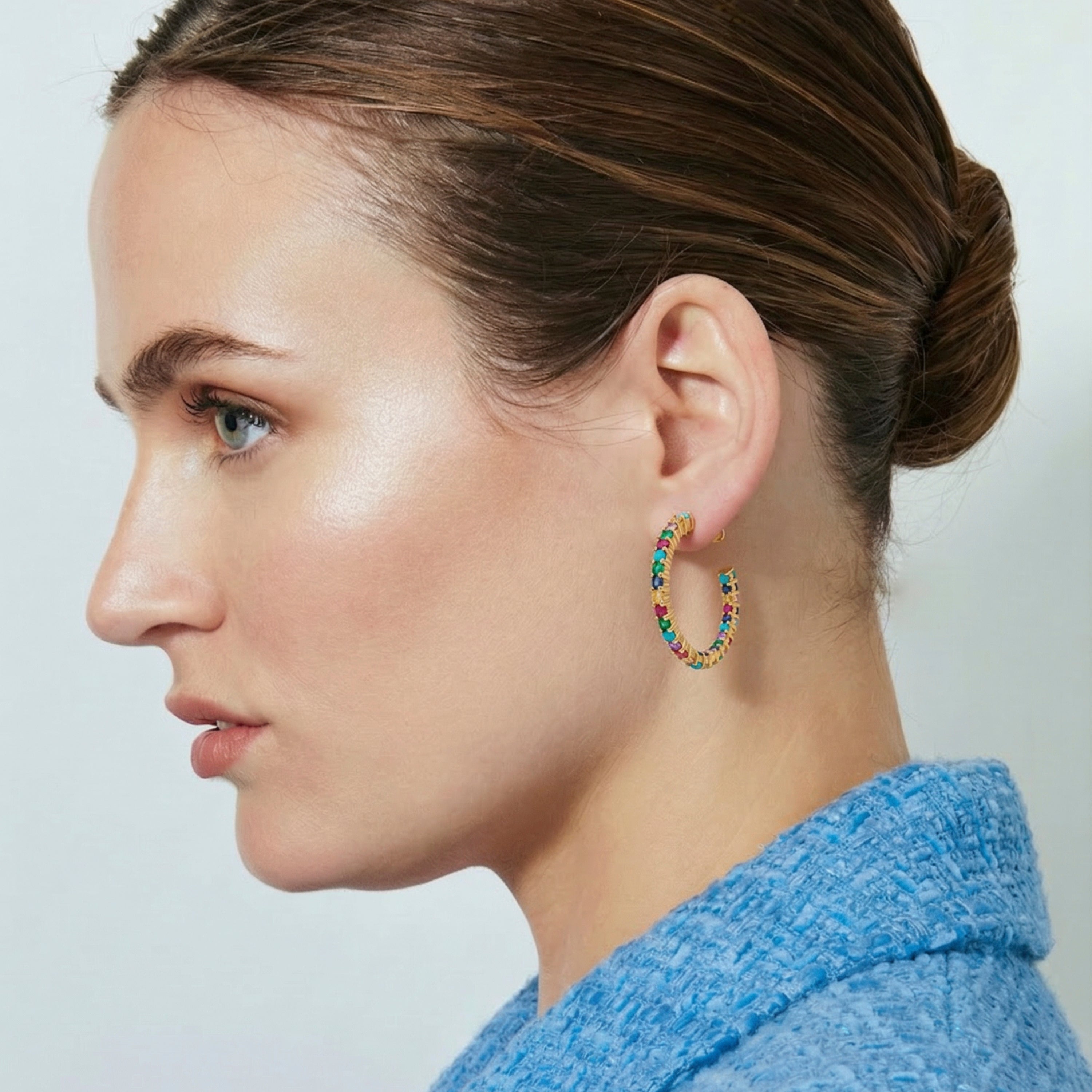 Ohrringe mit 18k Gelbgold-Finish - Sungi