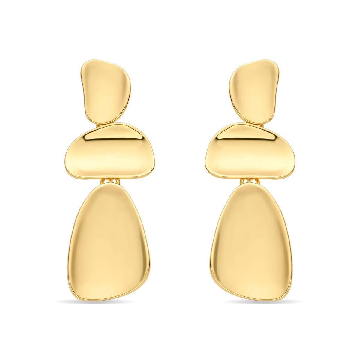 Pendientes Taha acabado oro amarillo 18k - Taha