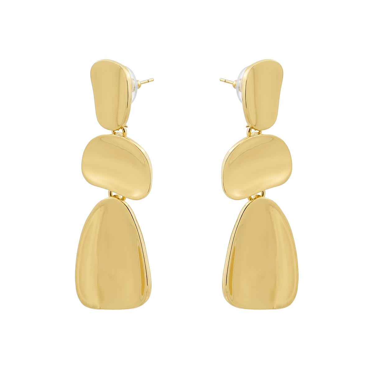 Pendientes Taha acabado oro amarillo 18k - Taha
