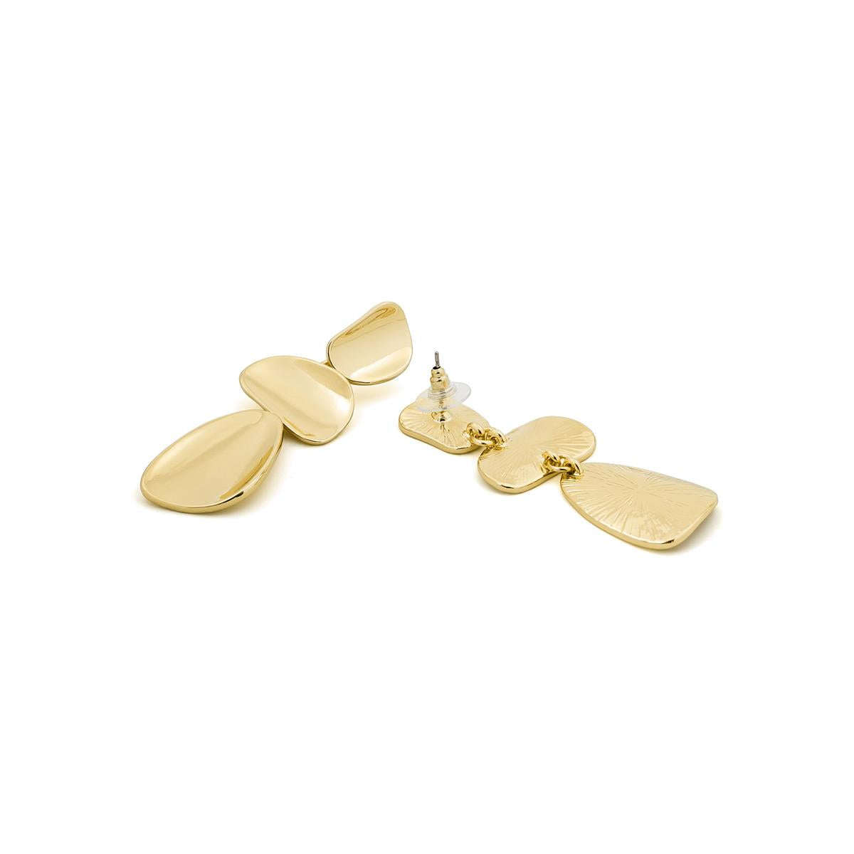 Pendientes Taha acabado oro amarillo 18k - Taha