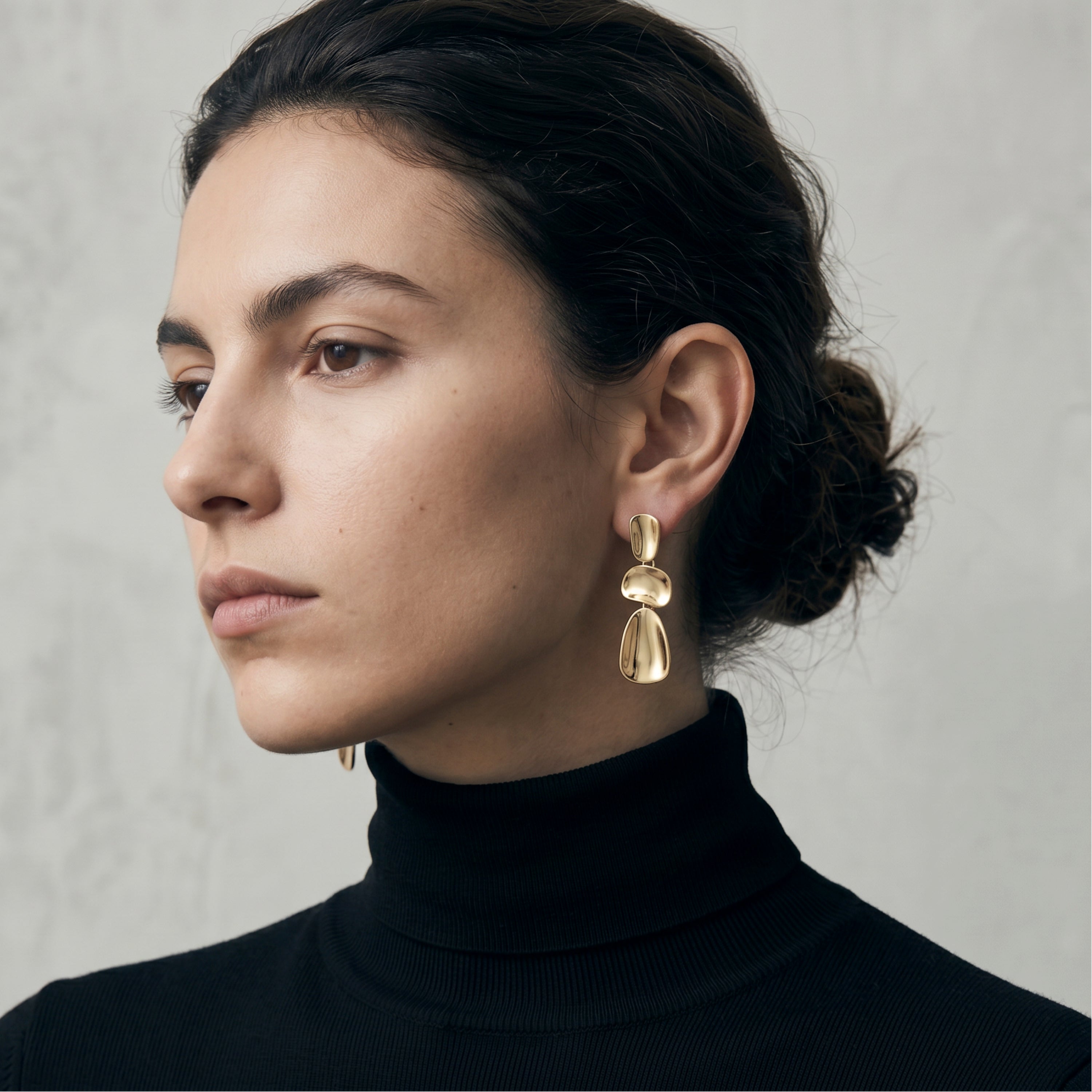 Orecchini Taha finitura oro giallo 18k - Taha