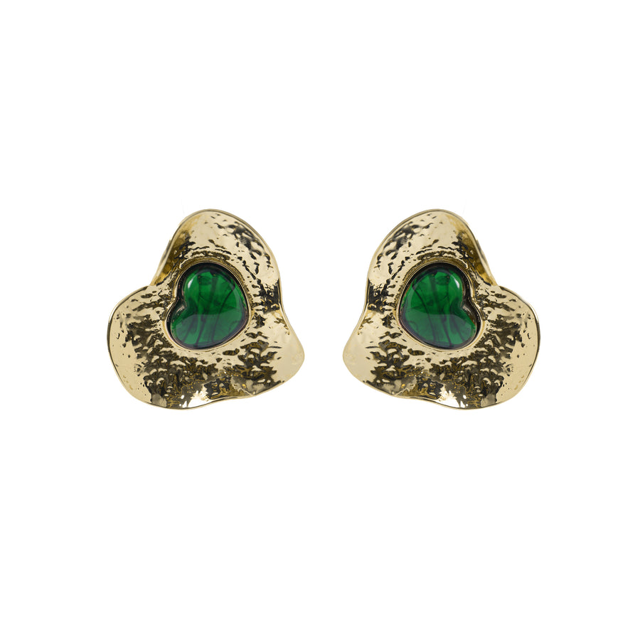 Pendientes acabado en oro amarillo de 18k - Grenmi