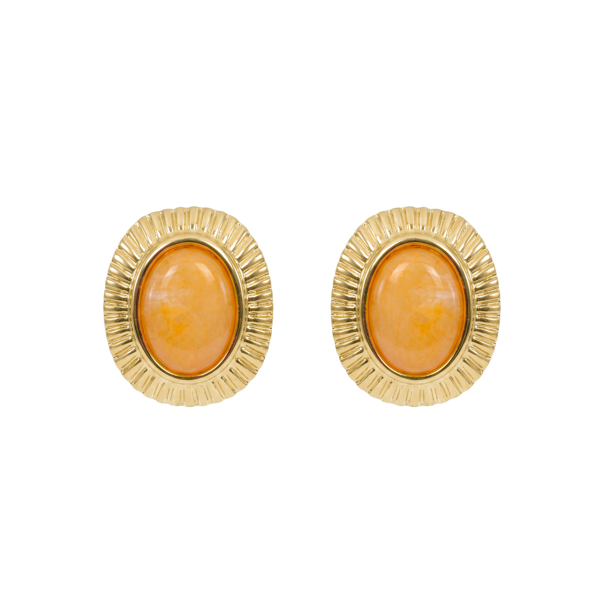 Brincos com acabamento em ouro amarelo de 18k - Lilel