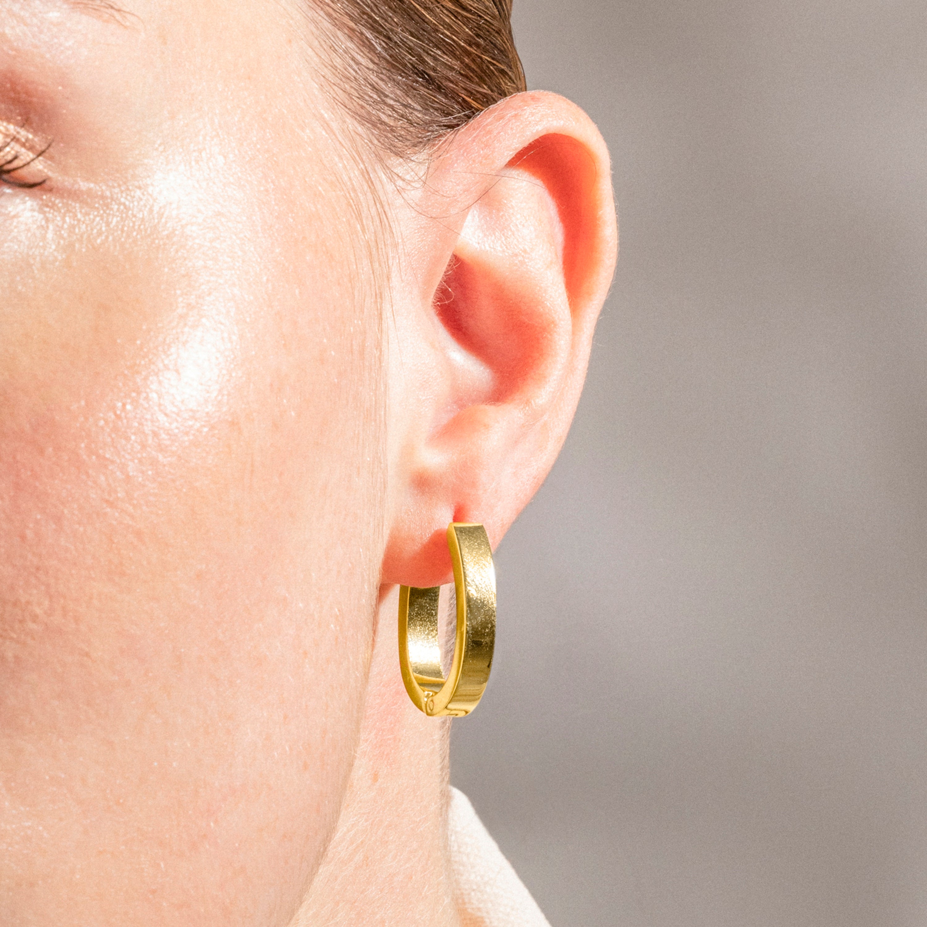Pendientes acabado oro 18K - Firax