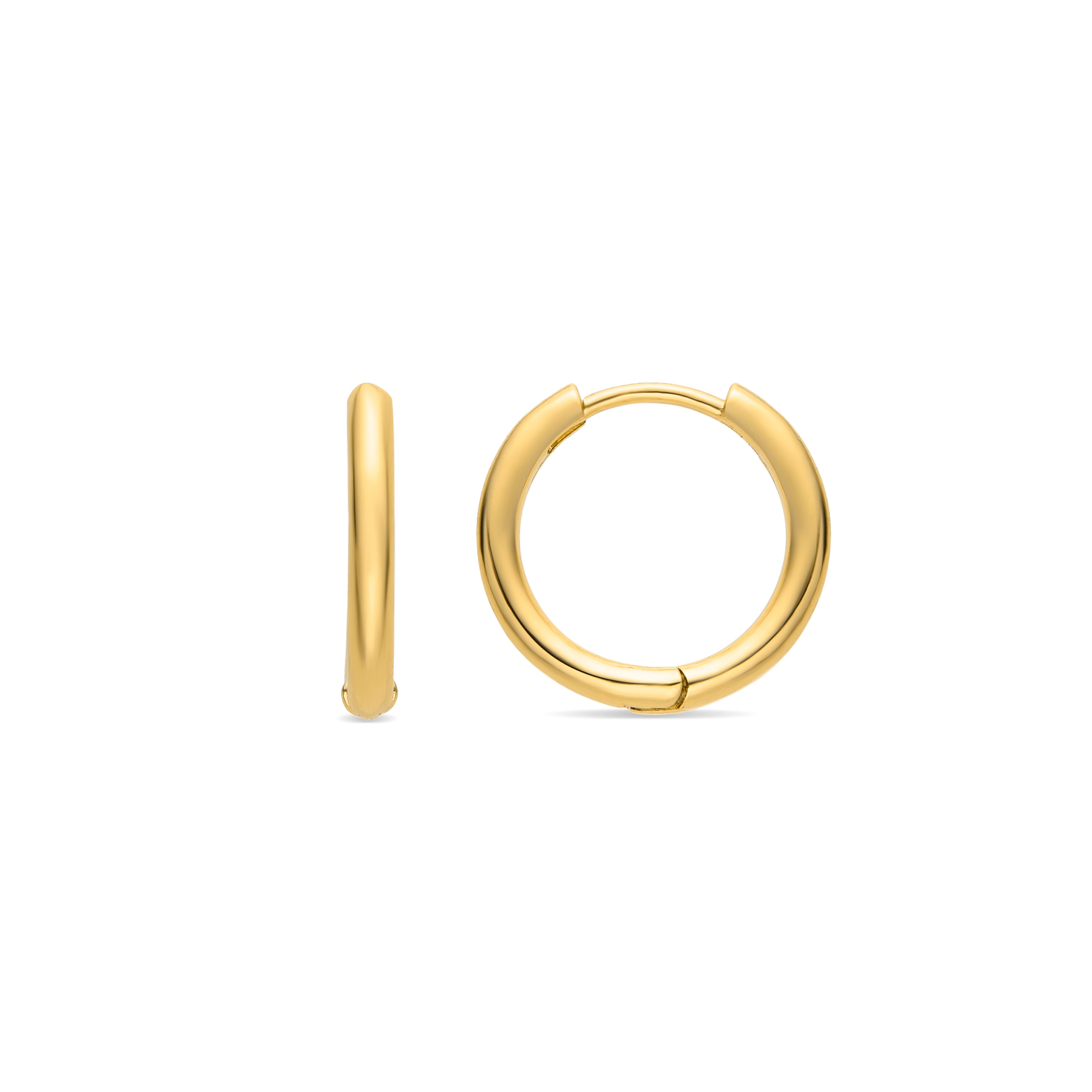 18K gold finish earrings - Nias