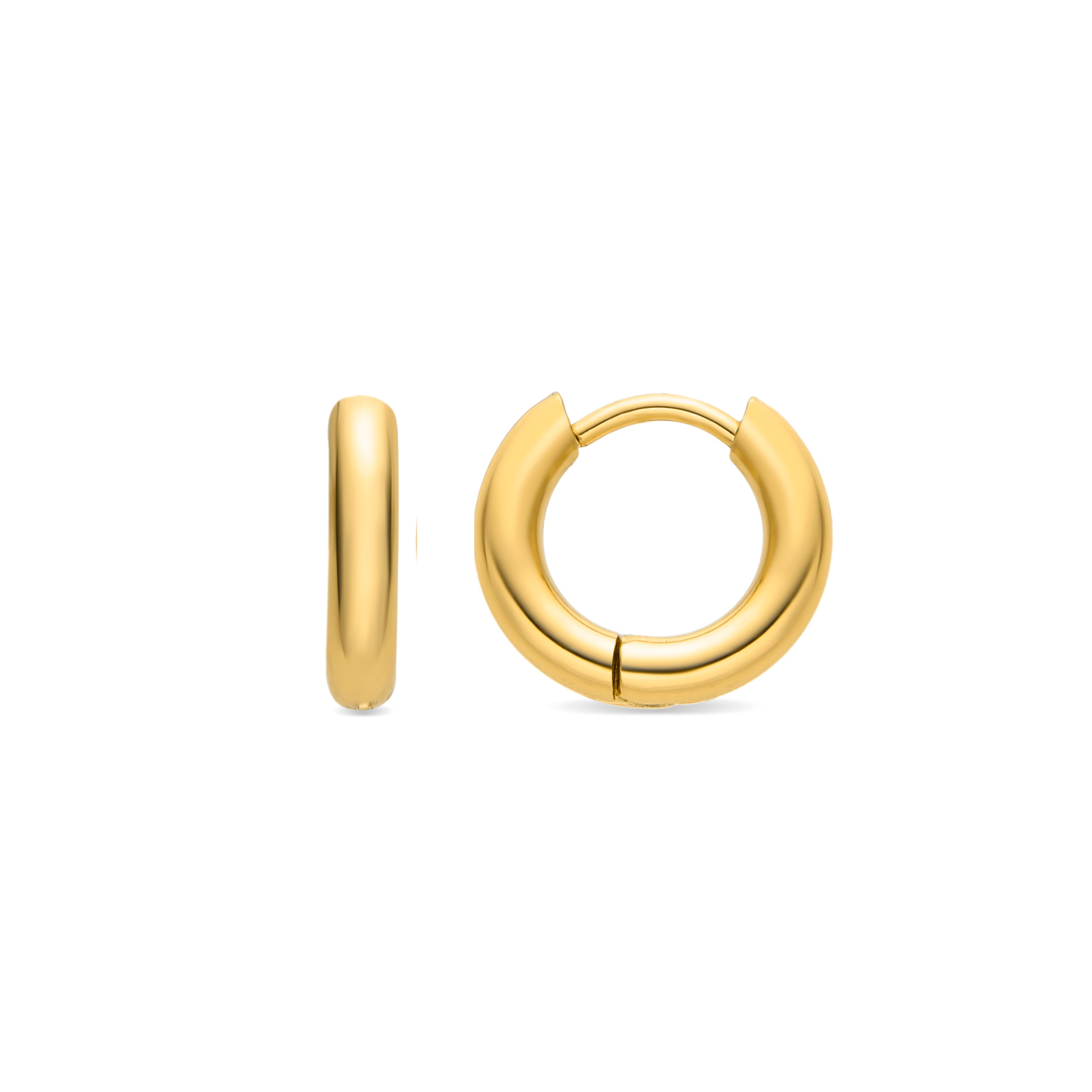 Brincos acabamento ouro 18K - Bradwa