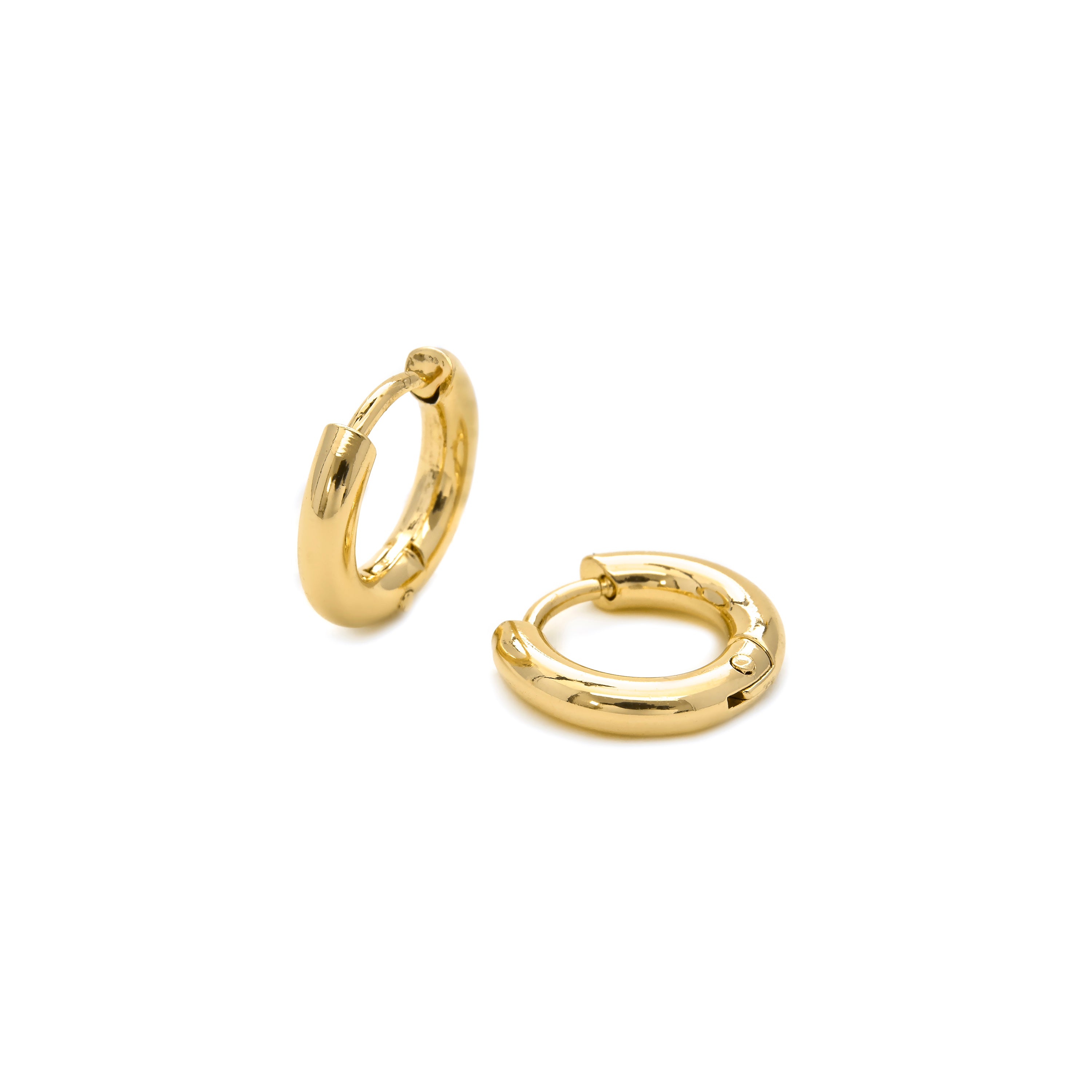 Pendientes acabado oro 18K - Bradwa