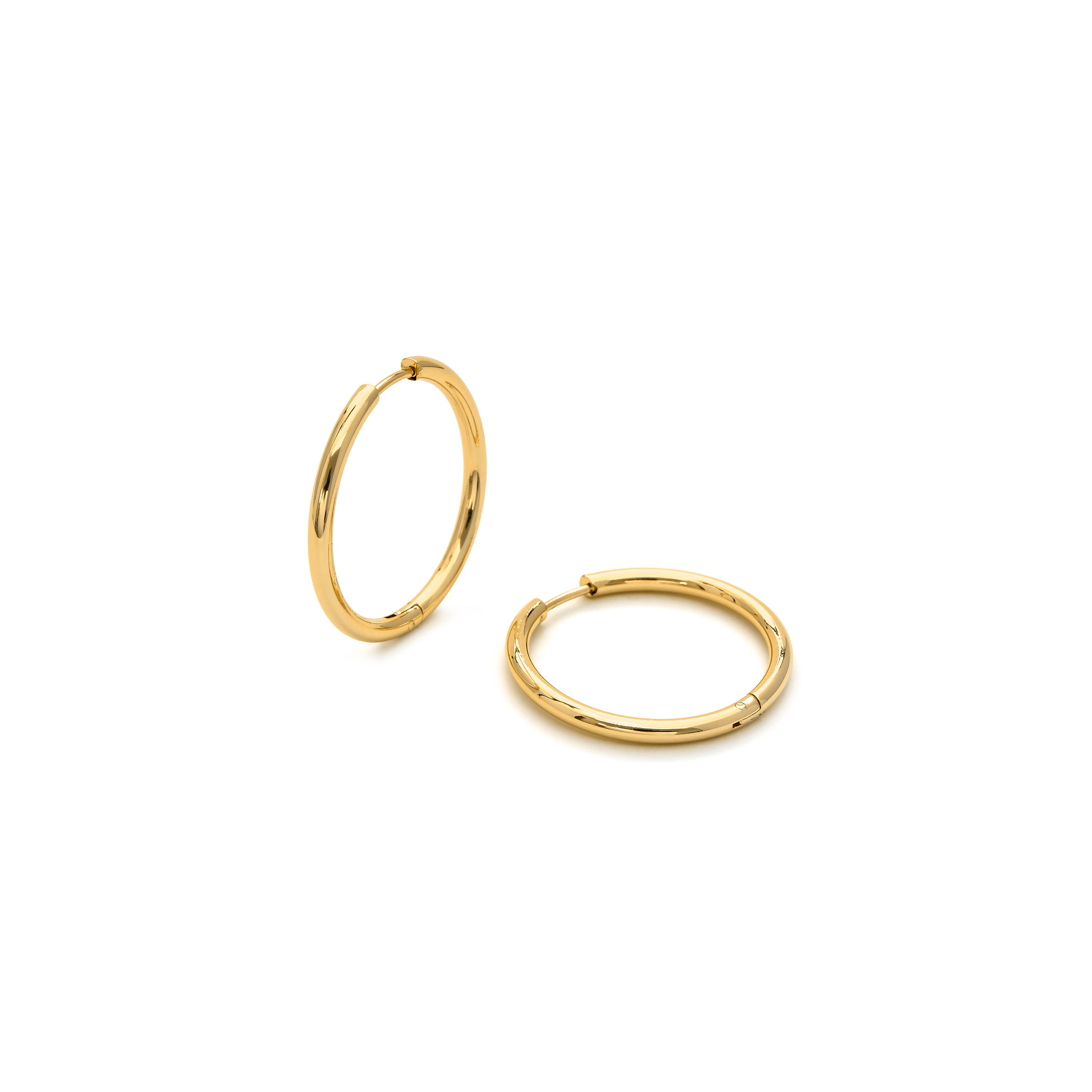 Brincos acabamento ouro 18k - Nianres
