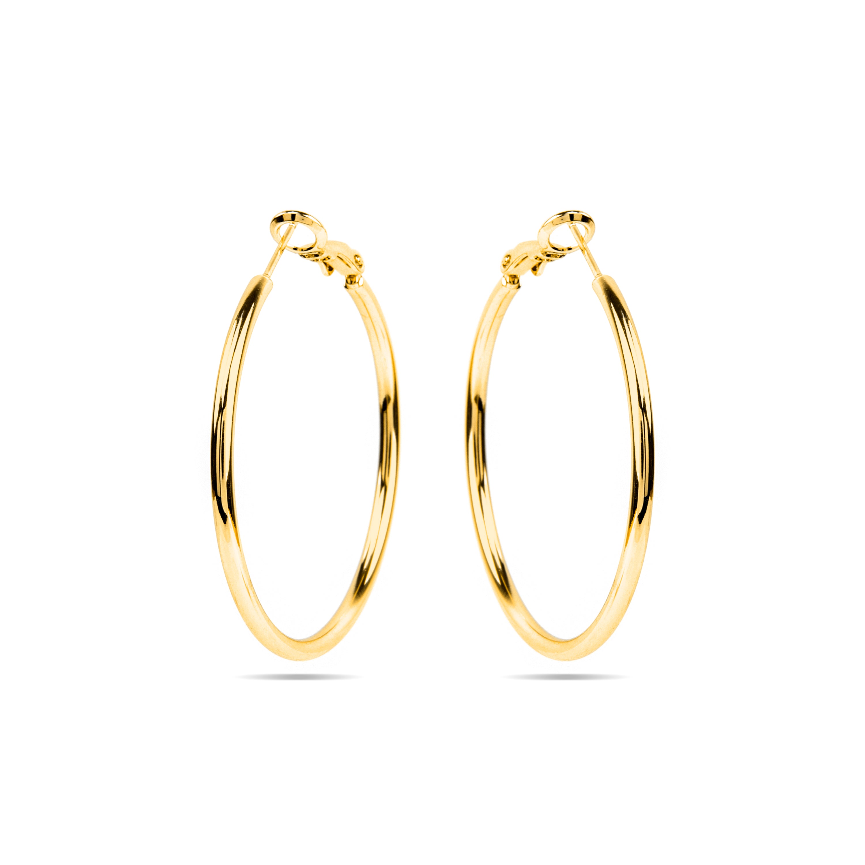 18k gold finish earrings - Dierax