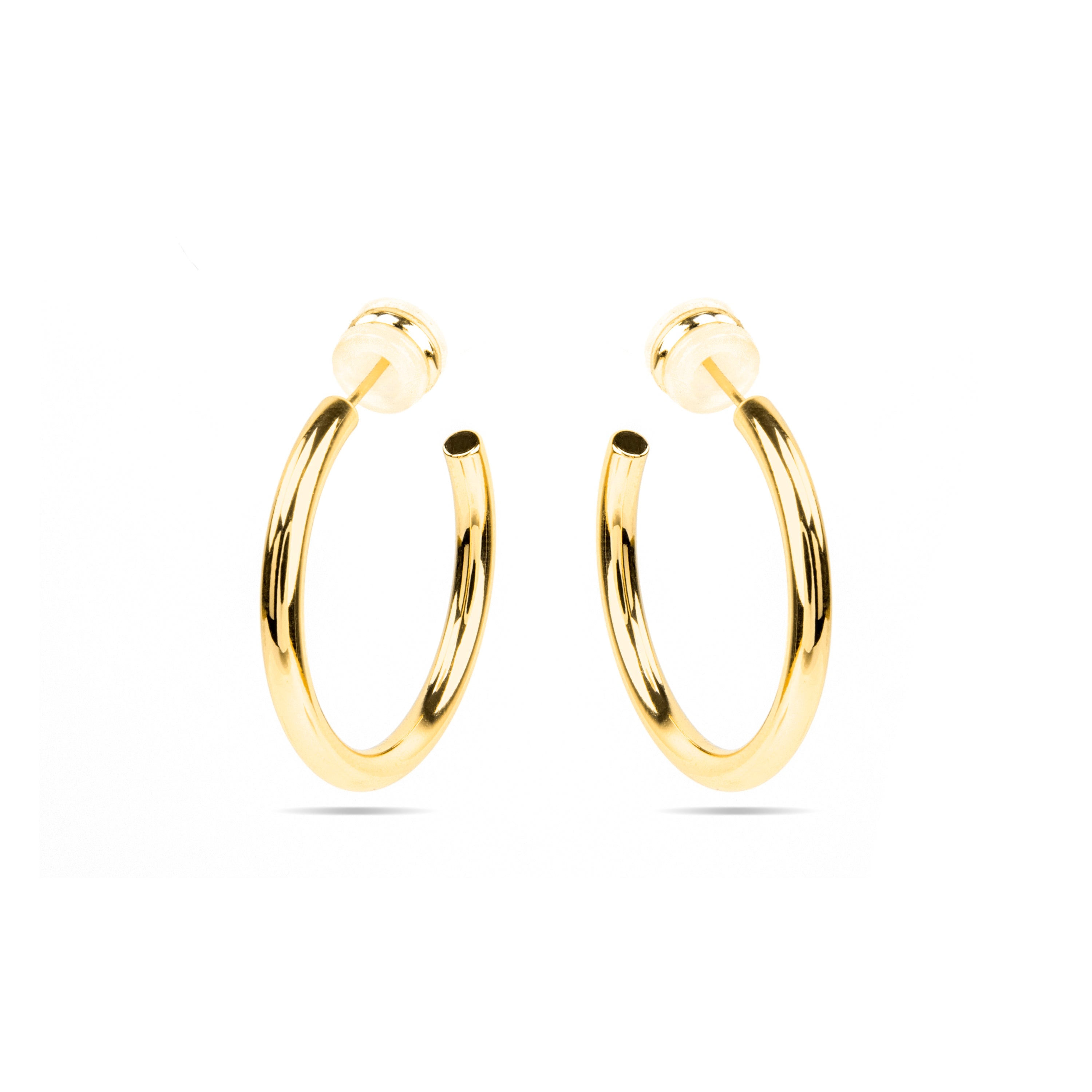 Pendientes acabado oro 18k - Hudak