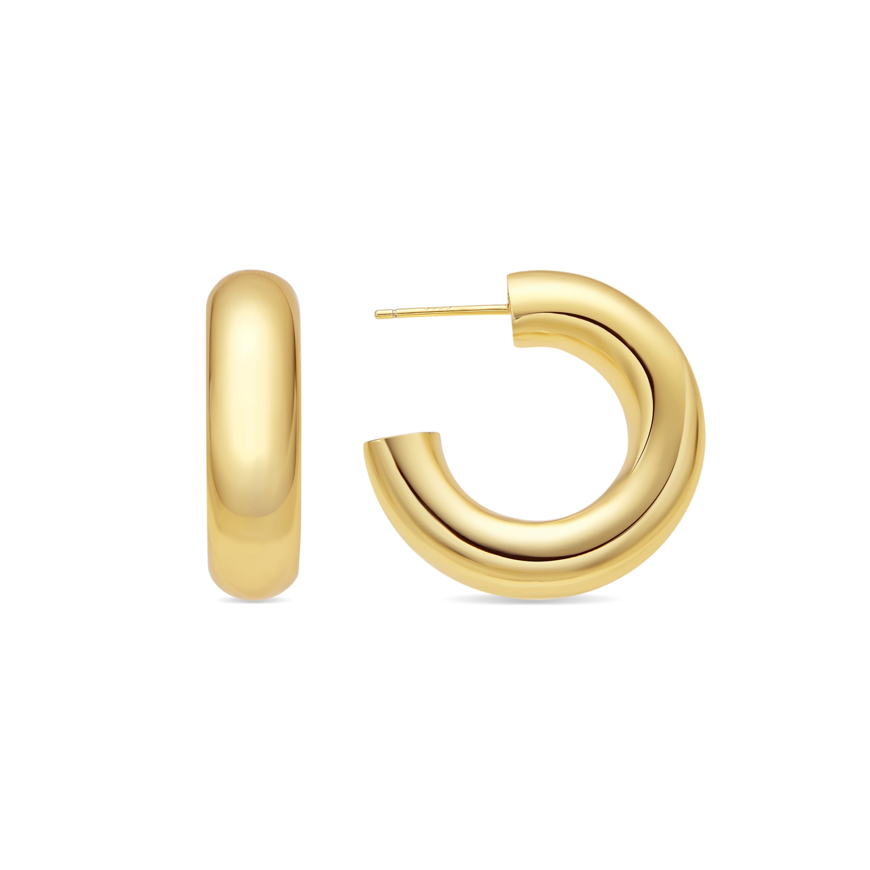 Brincos acabamento ouro 18k - Thea