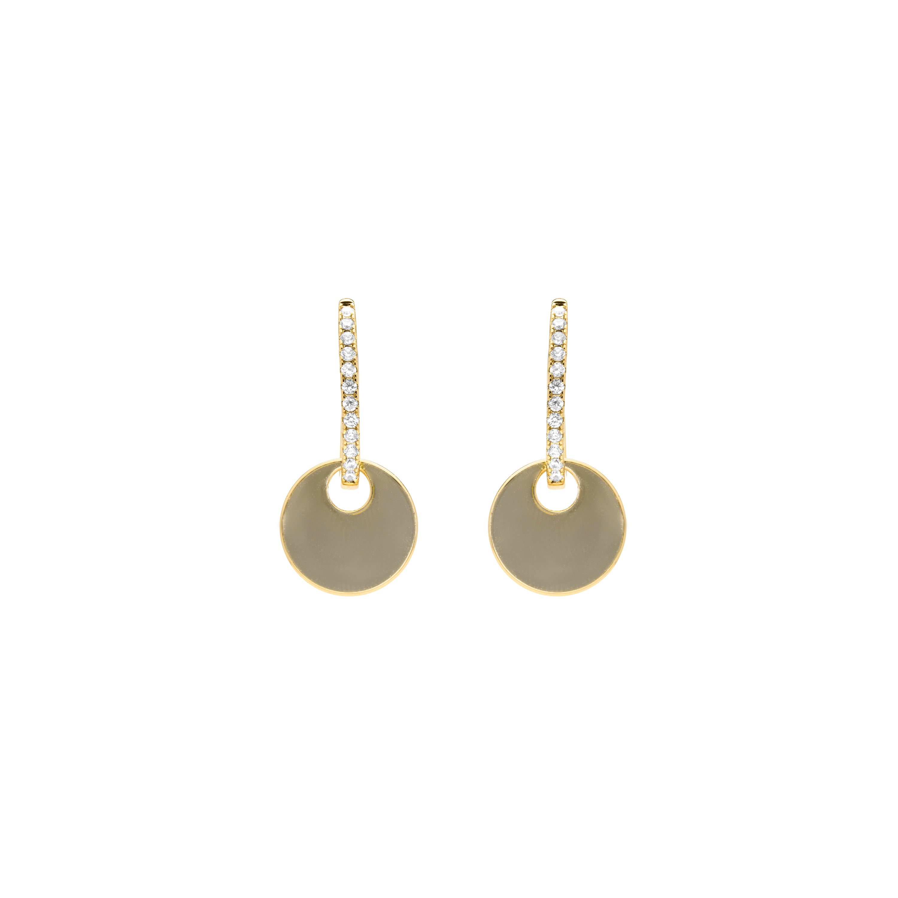 Orecchini finitura in oro giallo 18k - Sarif