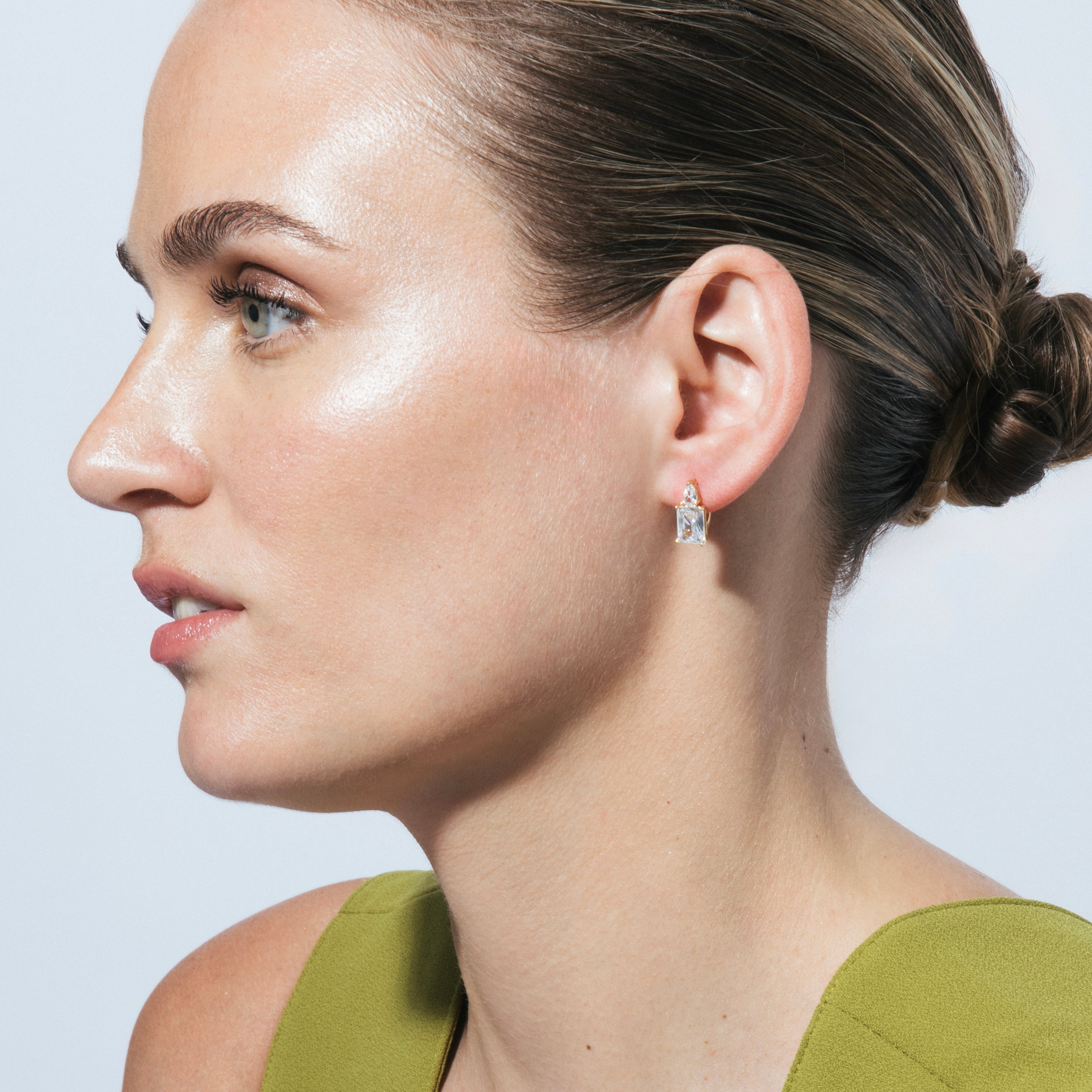Ohrringe mit 18k Gelbgold-Finish - Wenca