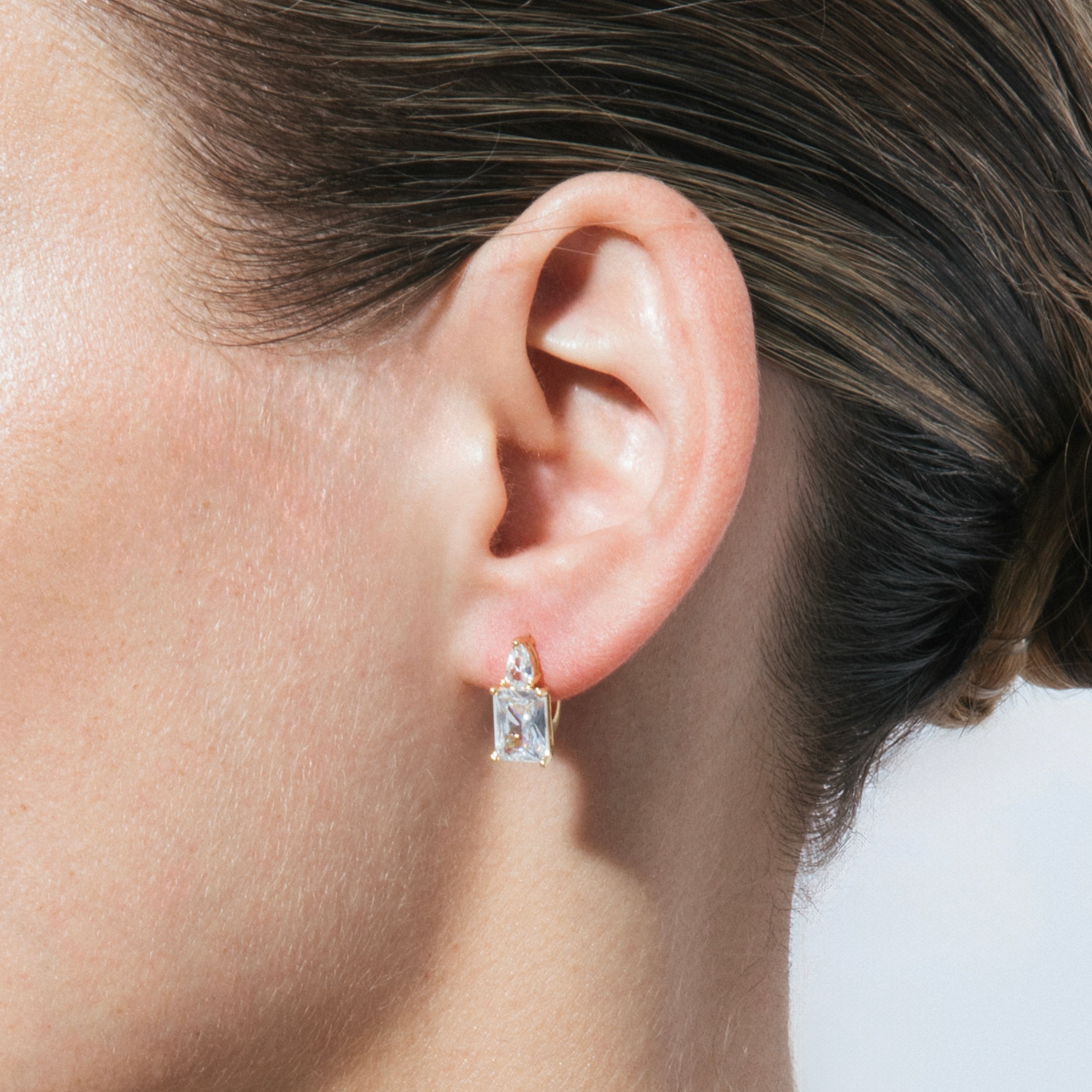 Ohrringe mit 18k Gelbgold-Finish - Wenca