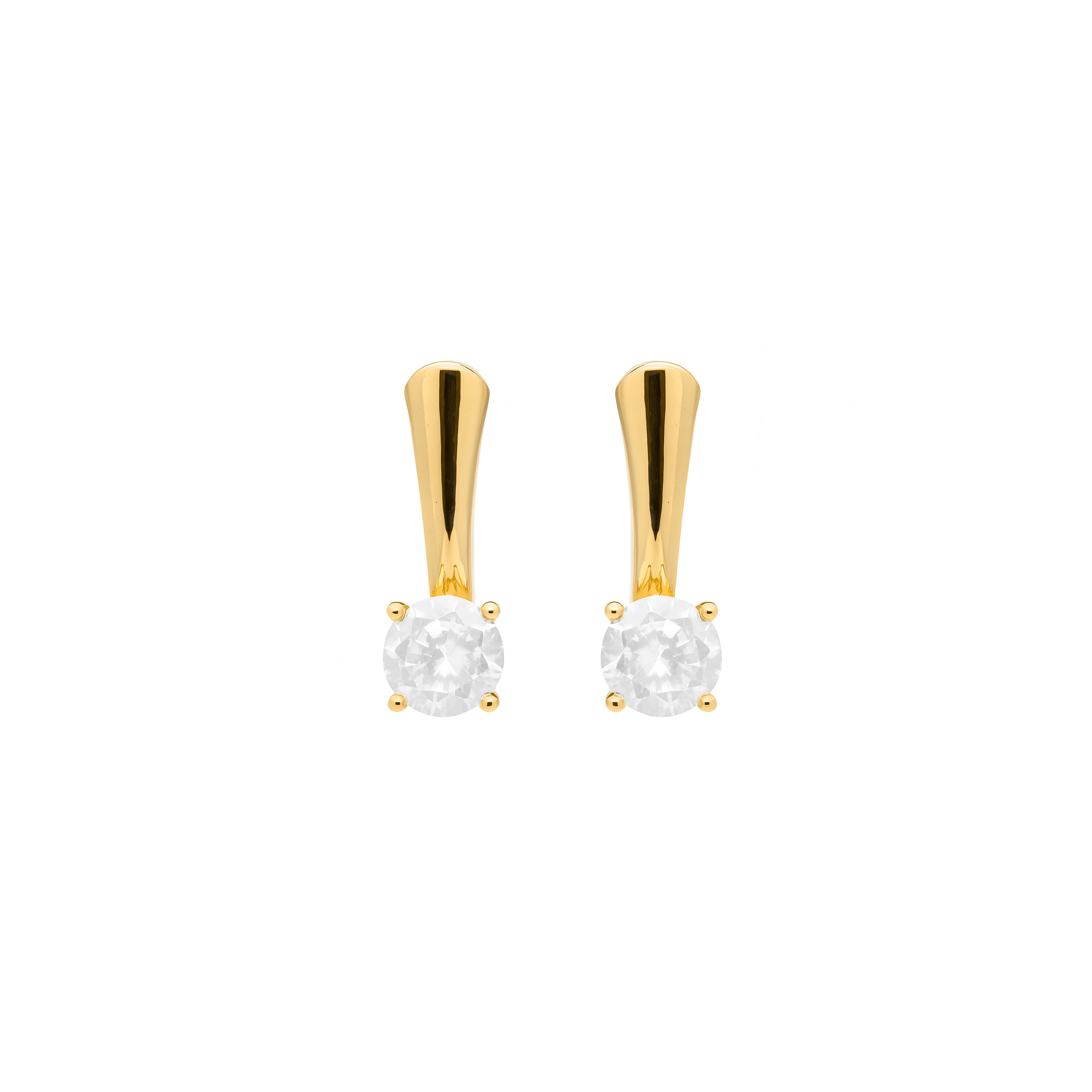 Boucles d'oreilles finition or jaune 18k - Lason