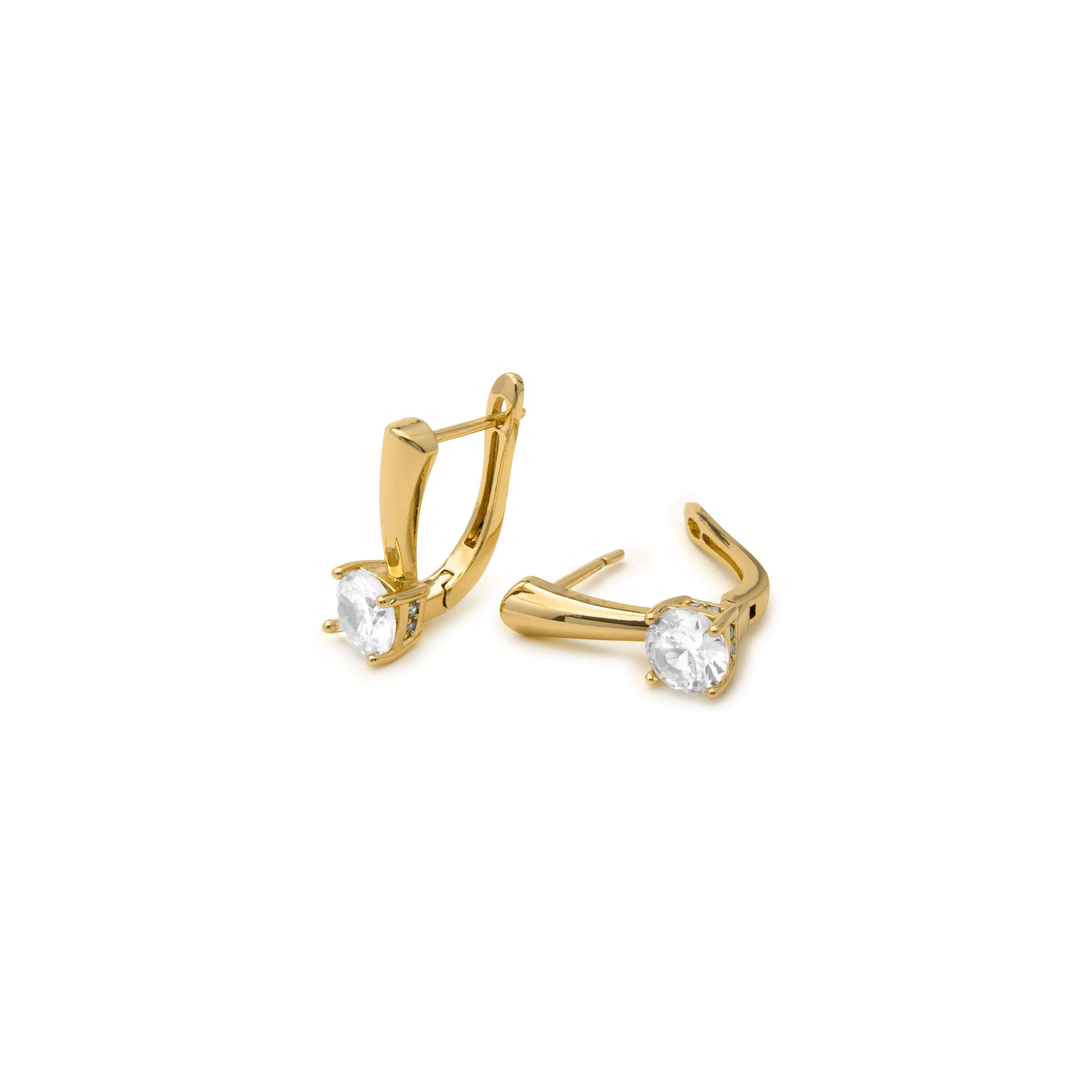 Boucles d'oreilles finition or jaune 18k - Lason