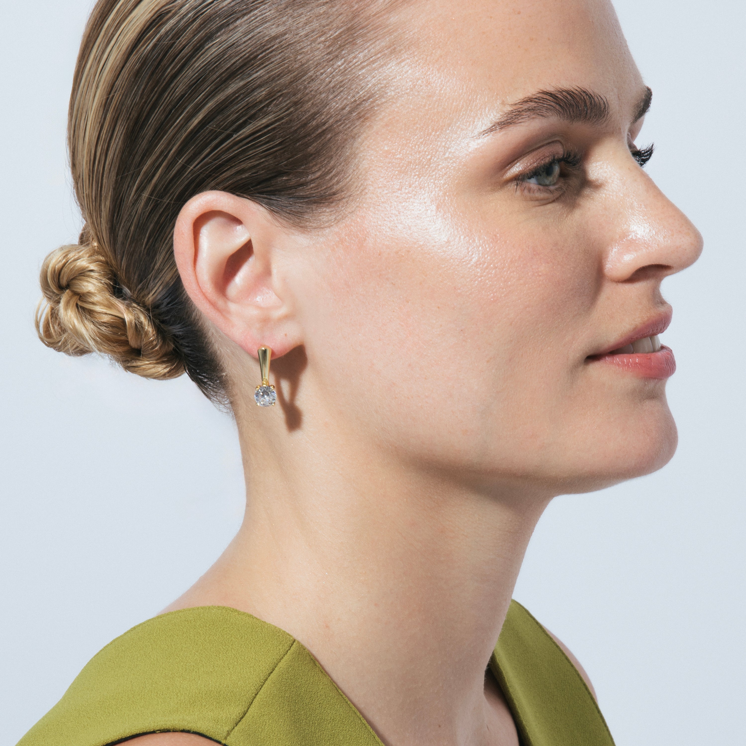 Boucles d'oreilles finition or jaune 18k - Lason
