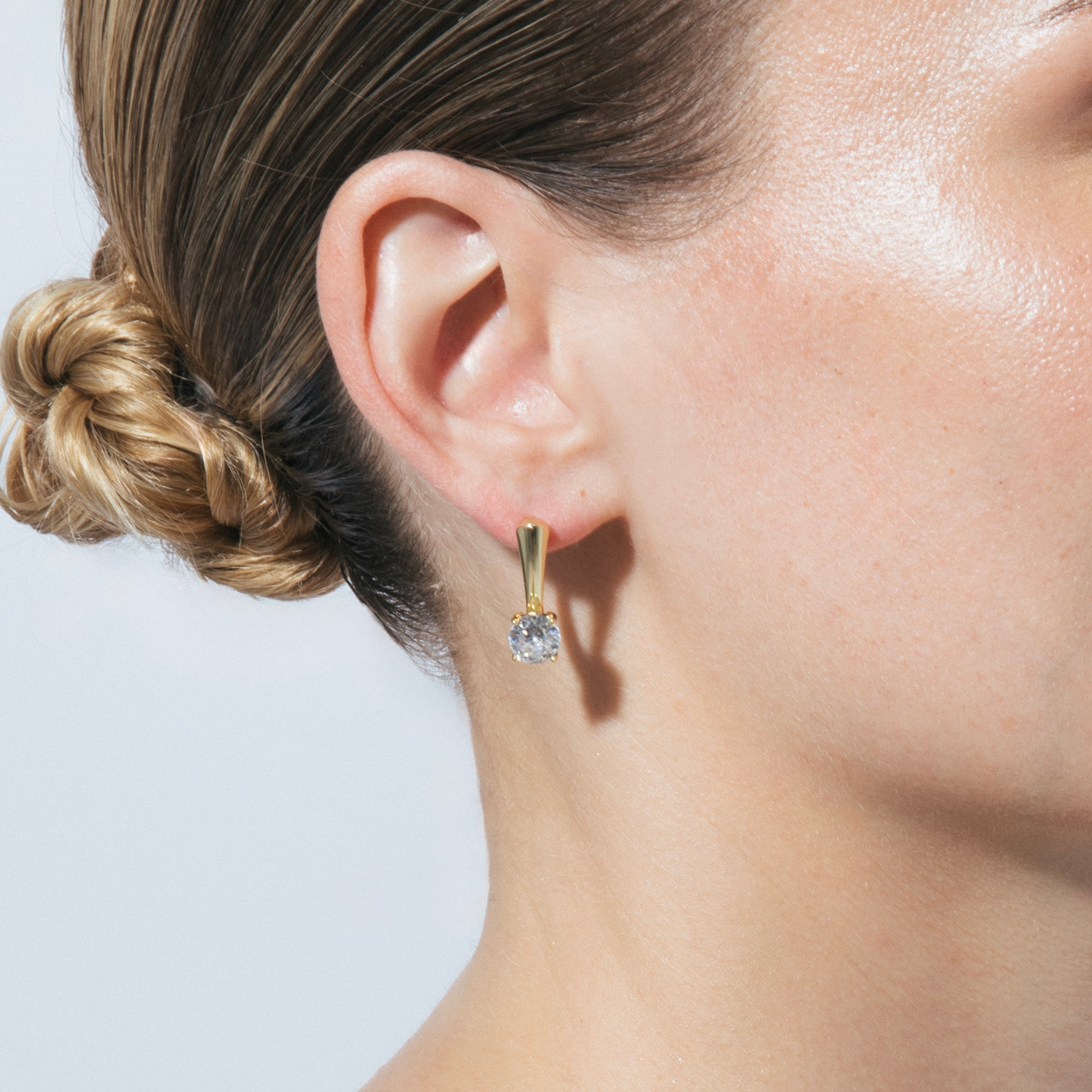 Boucles d'oreilles finition or jaune 18k - Lason