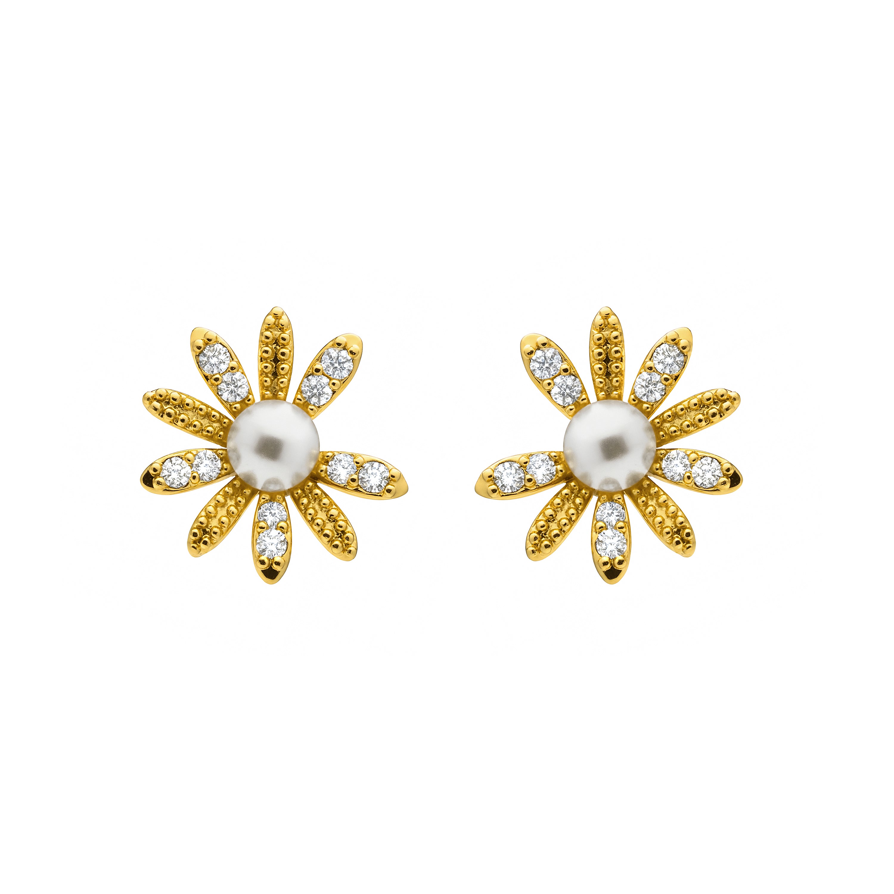 Ohrringe mit 18k Gelbgold-Finish - Tynta