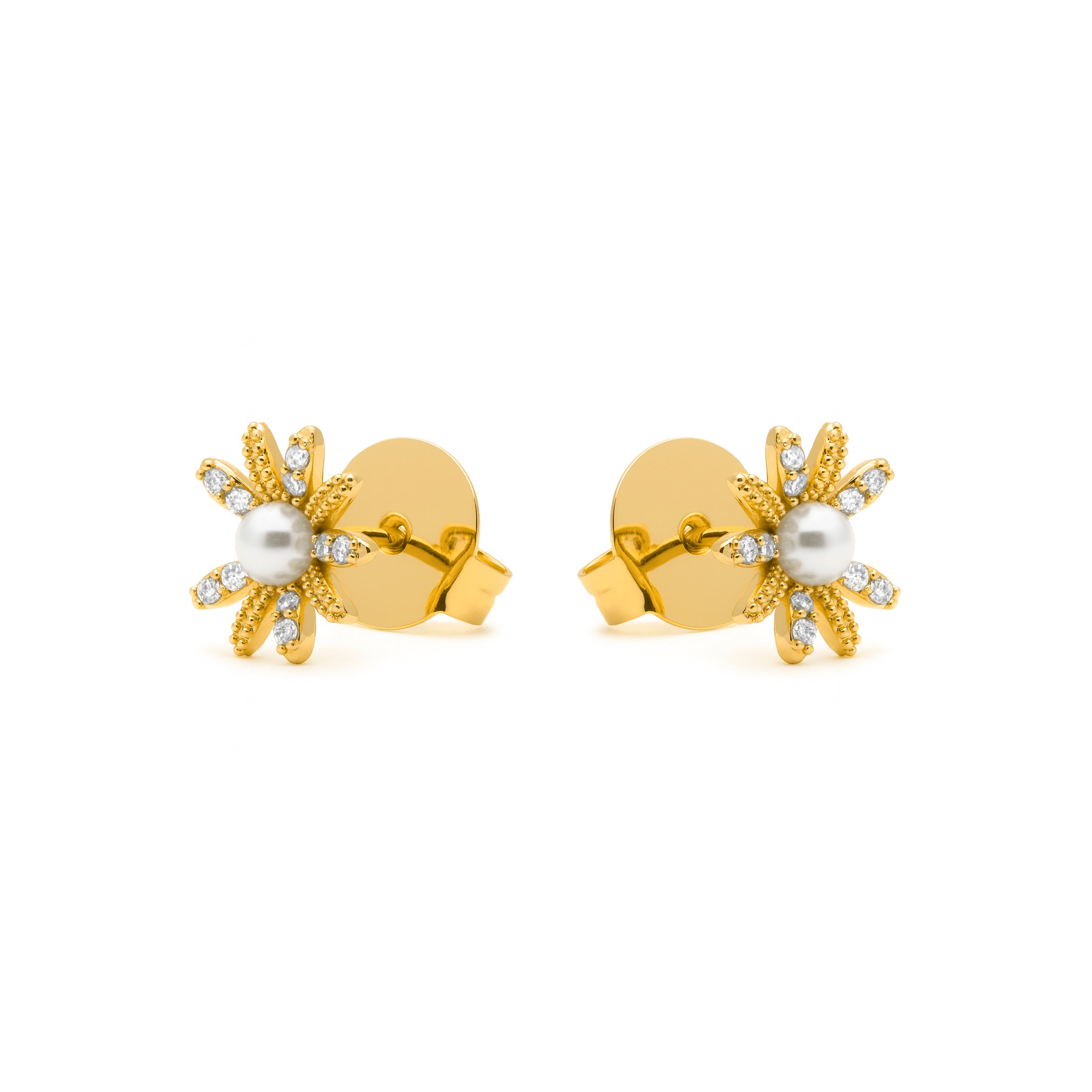Ohrringe mit 18k Gelbgold-Finish - Tynta