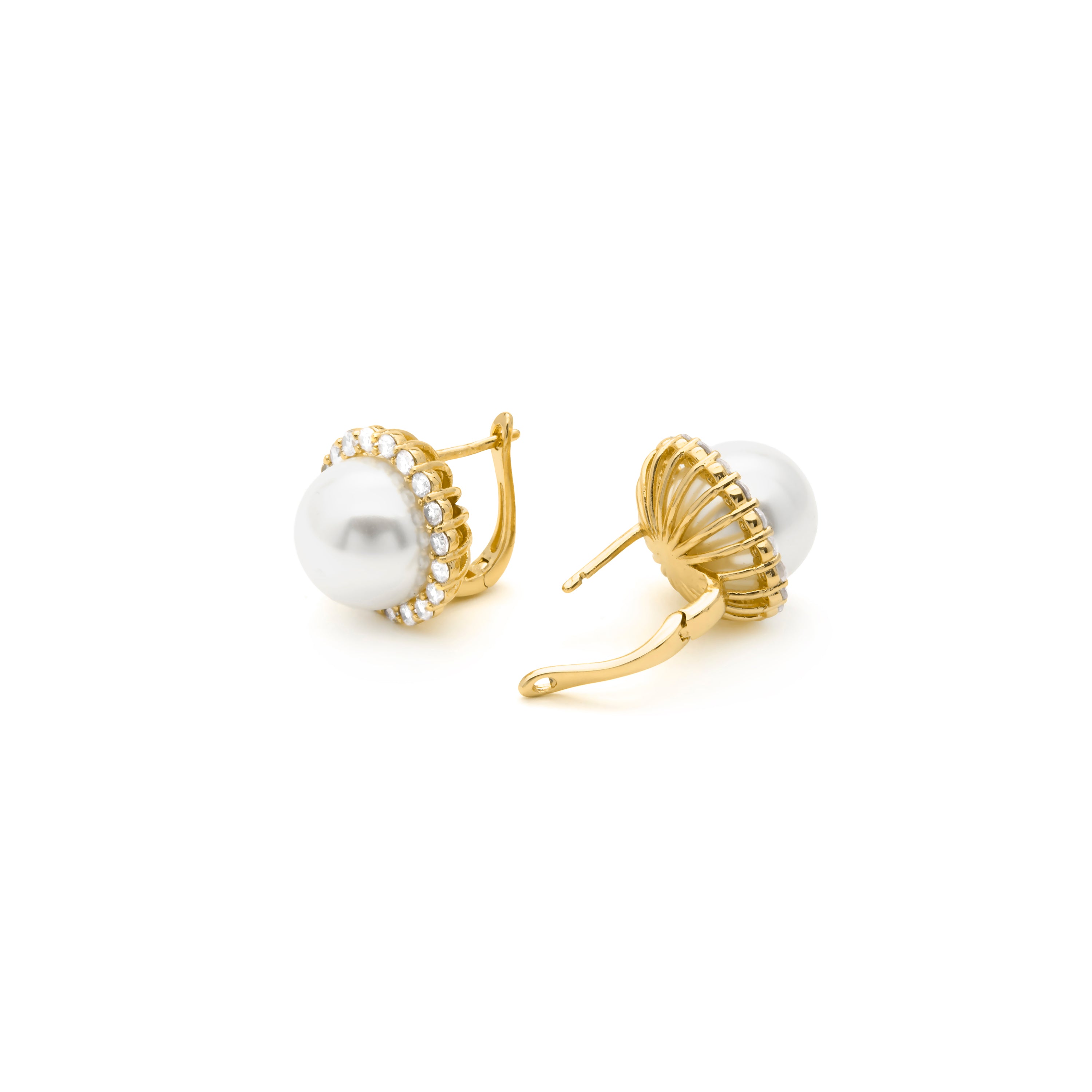 Orecchini finitura in oro giallo 18k - Nyma