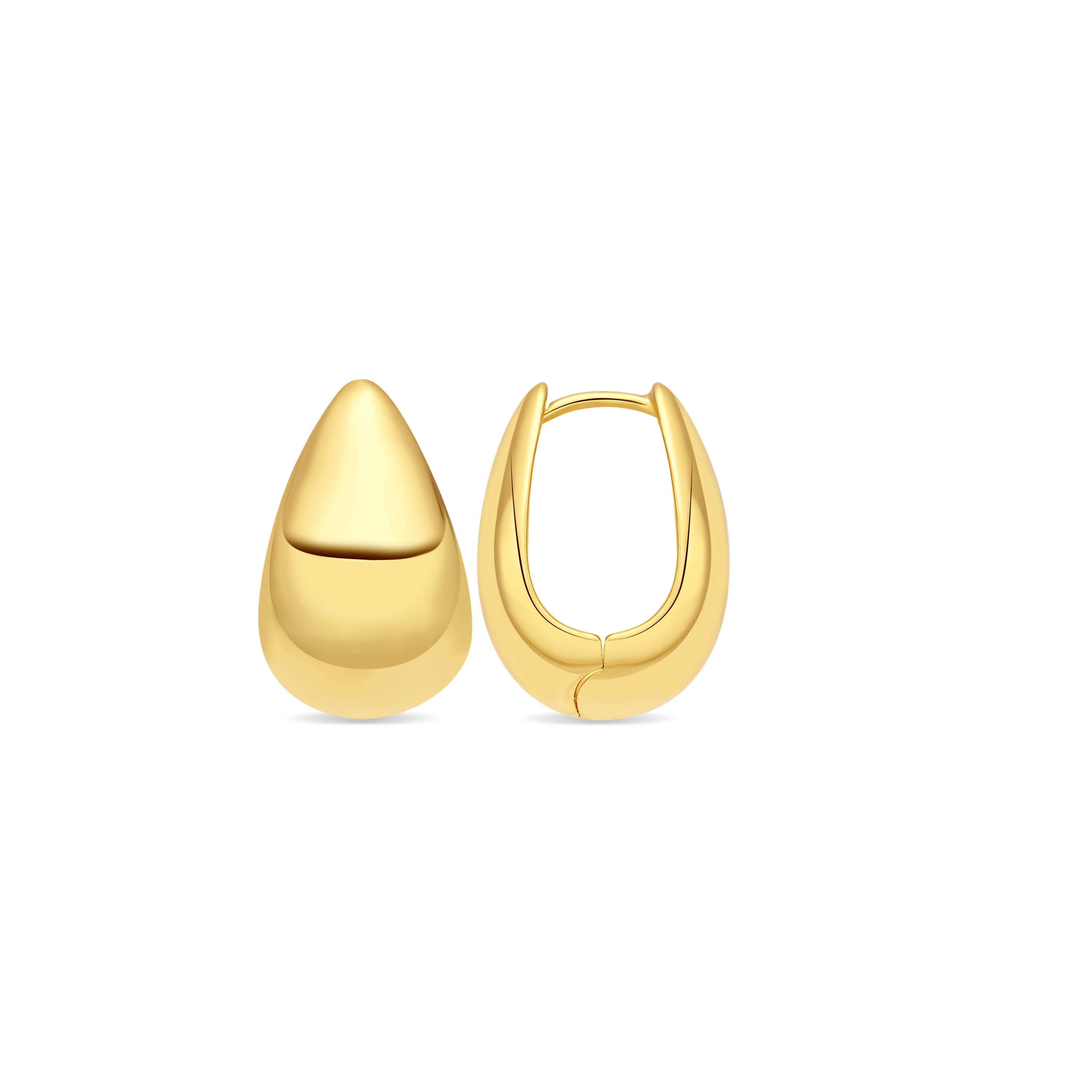 18k Yellow Gold Finish Earrings - Rirath