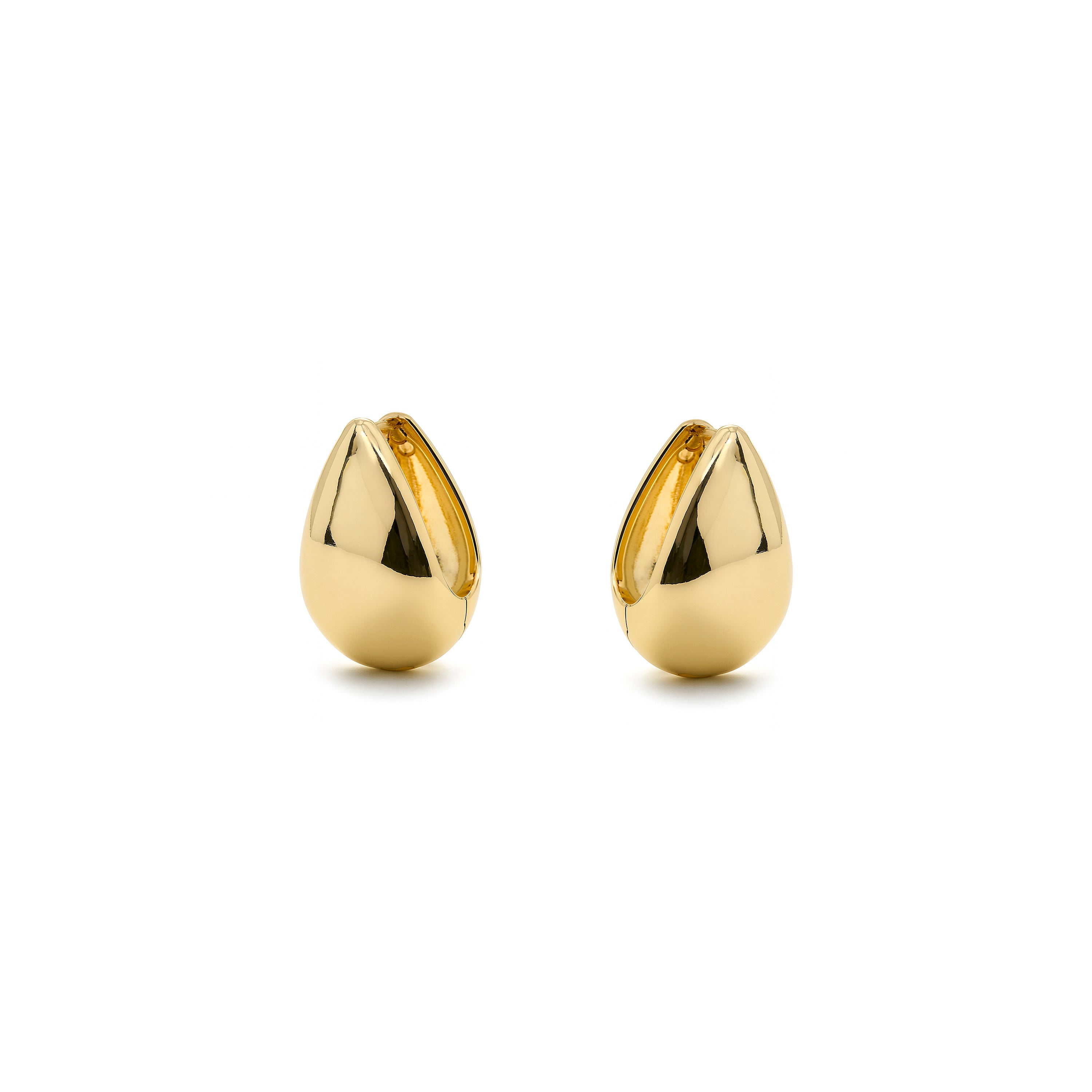 18k Yellow Gold Finish Earrings - Rirath
