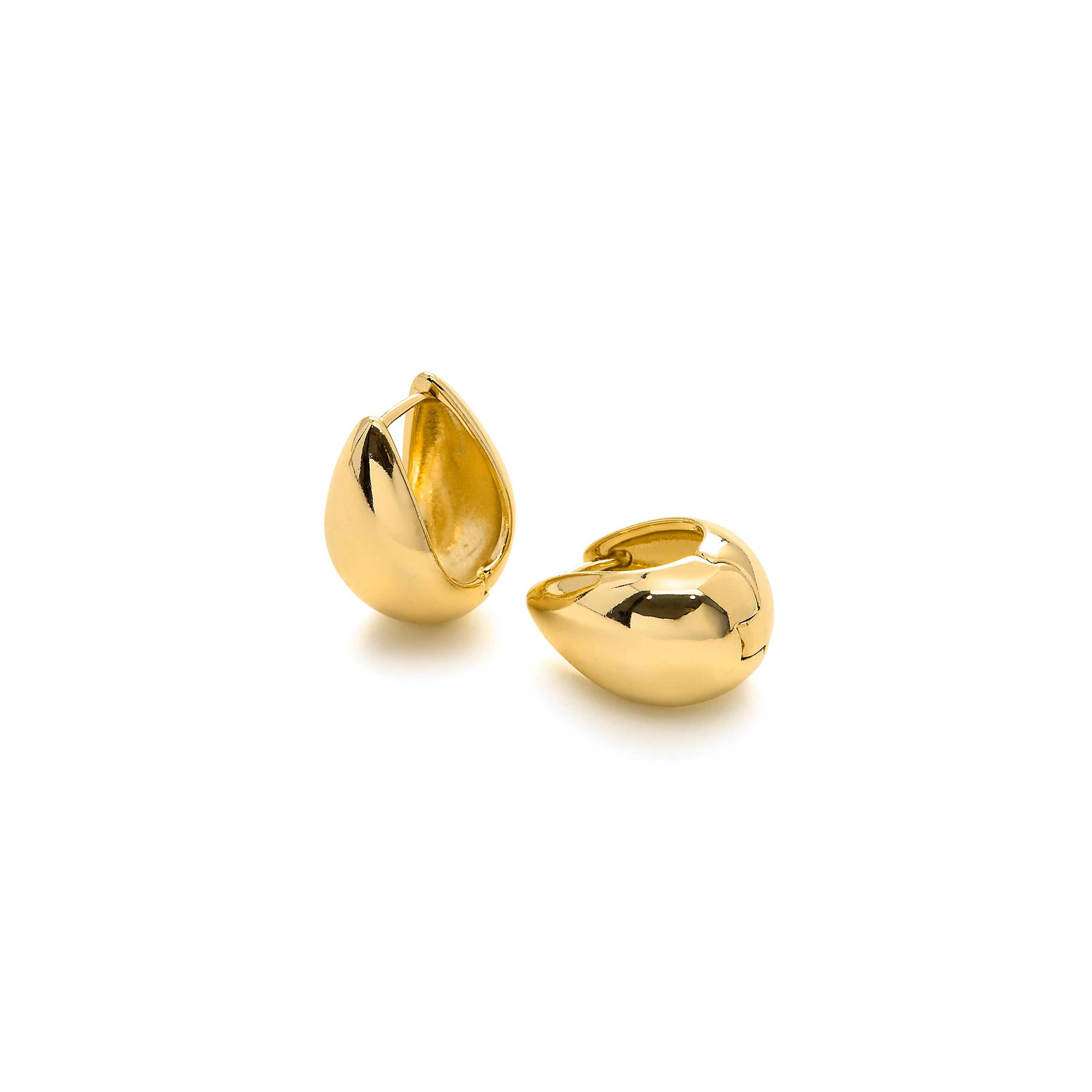 18k Yellow Gold Finish Earrings - Rirath