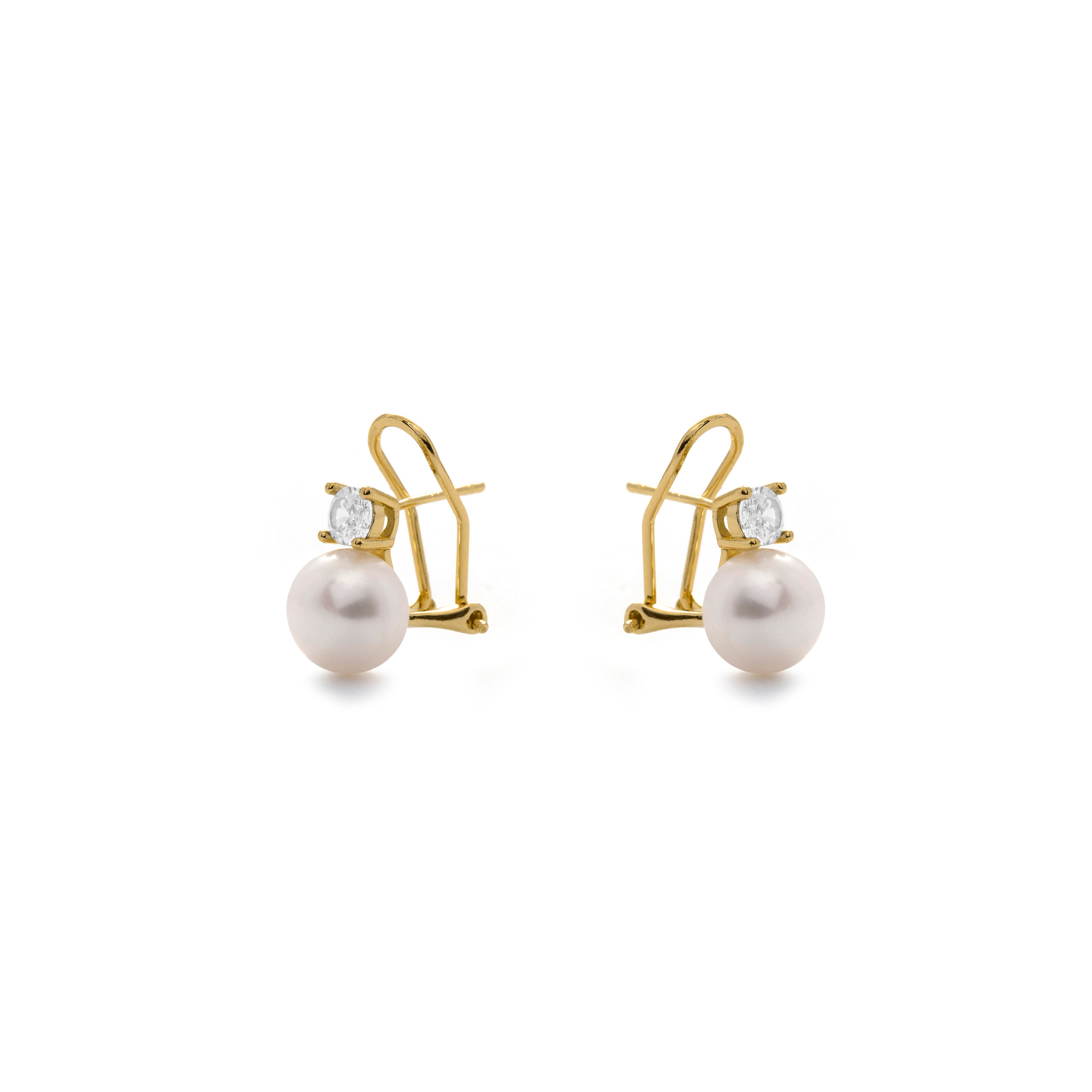 18k Yellow Gold Finish Earrings - Rirath