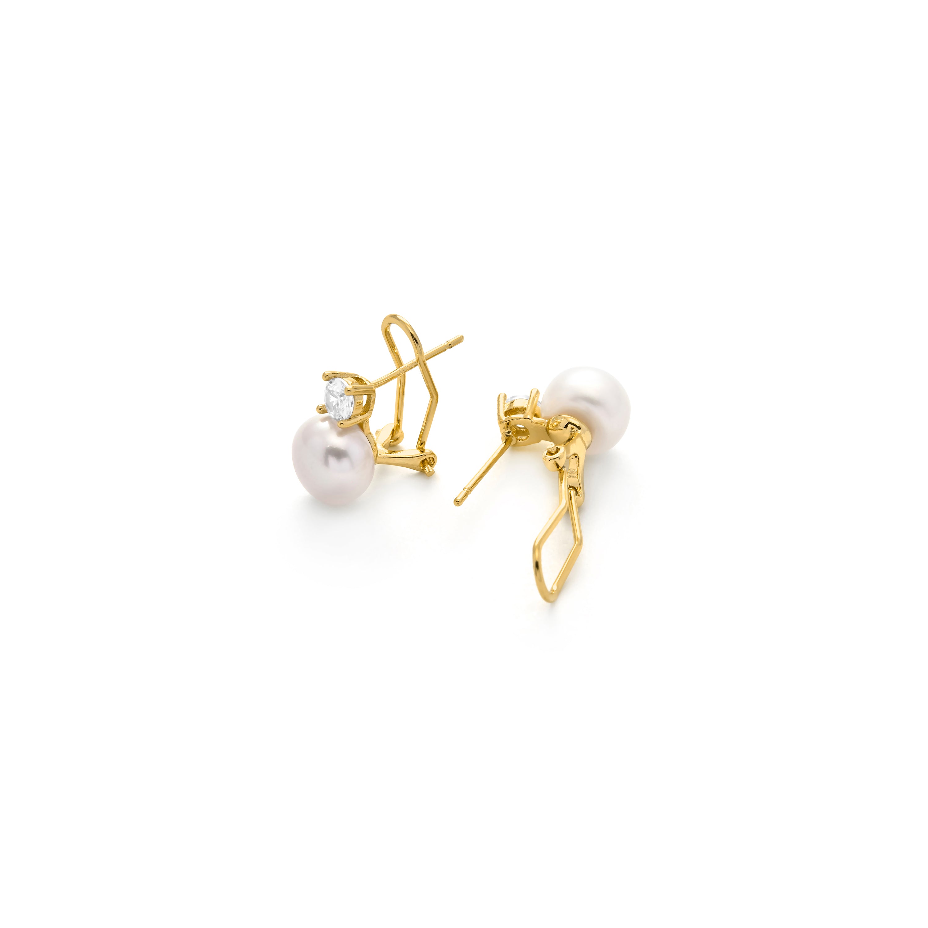18k Yellow Gold Finish Earrings - Rirath