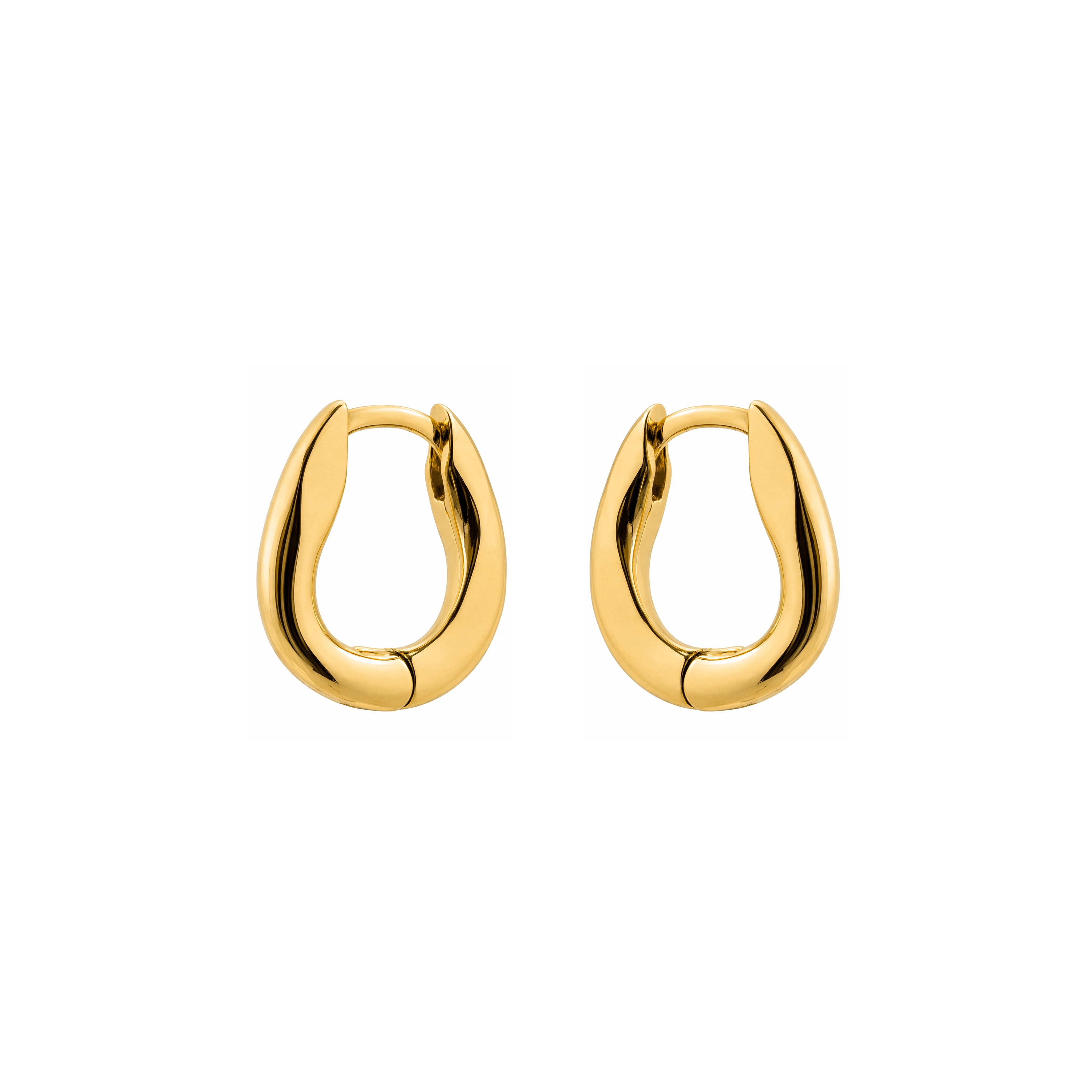 Pendientes acabado en oro amarillo de 18k - Aelen