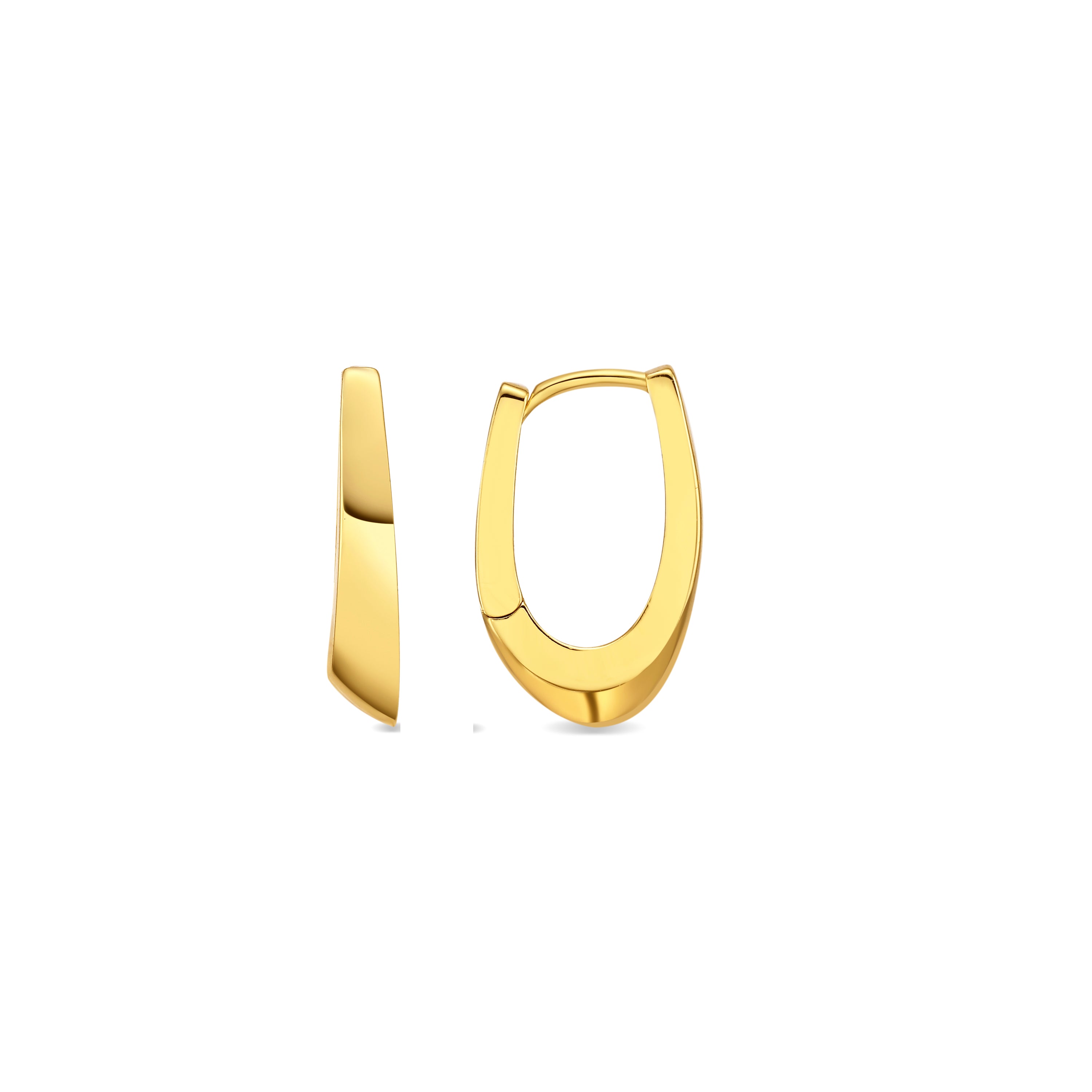 Pendientes acabado en oro amarillo de 18k - Beriol