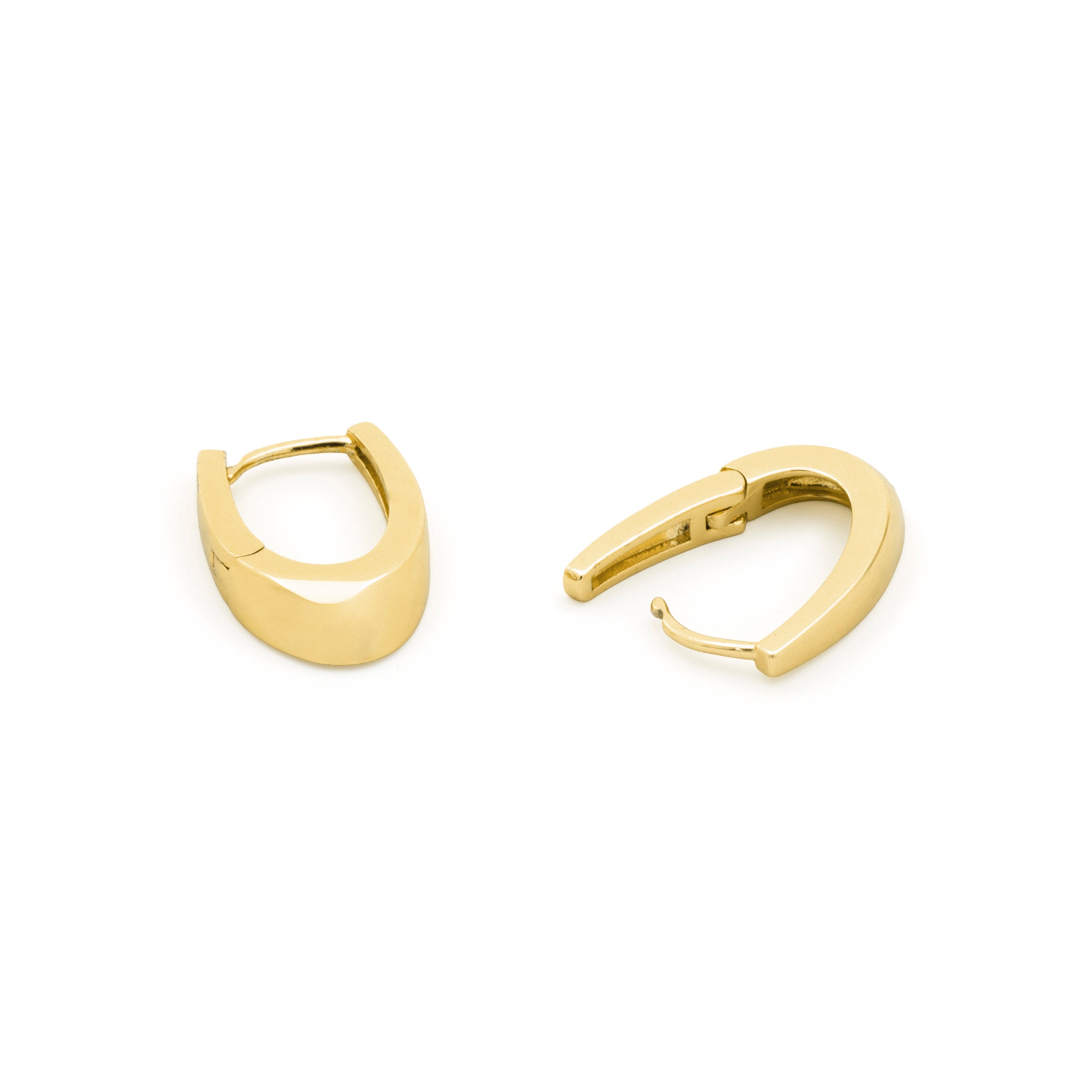 Pendientes acabado en oro amarillo de 18k - Beriol