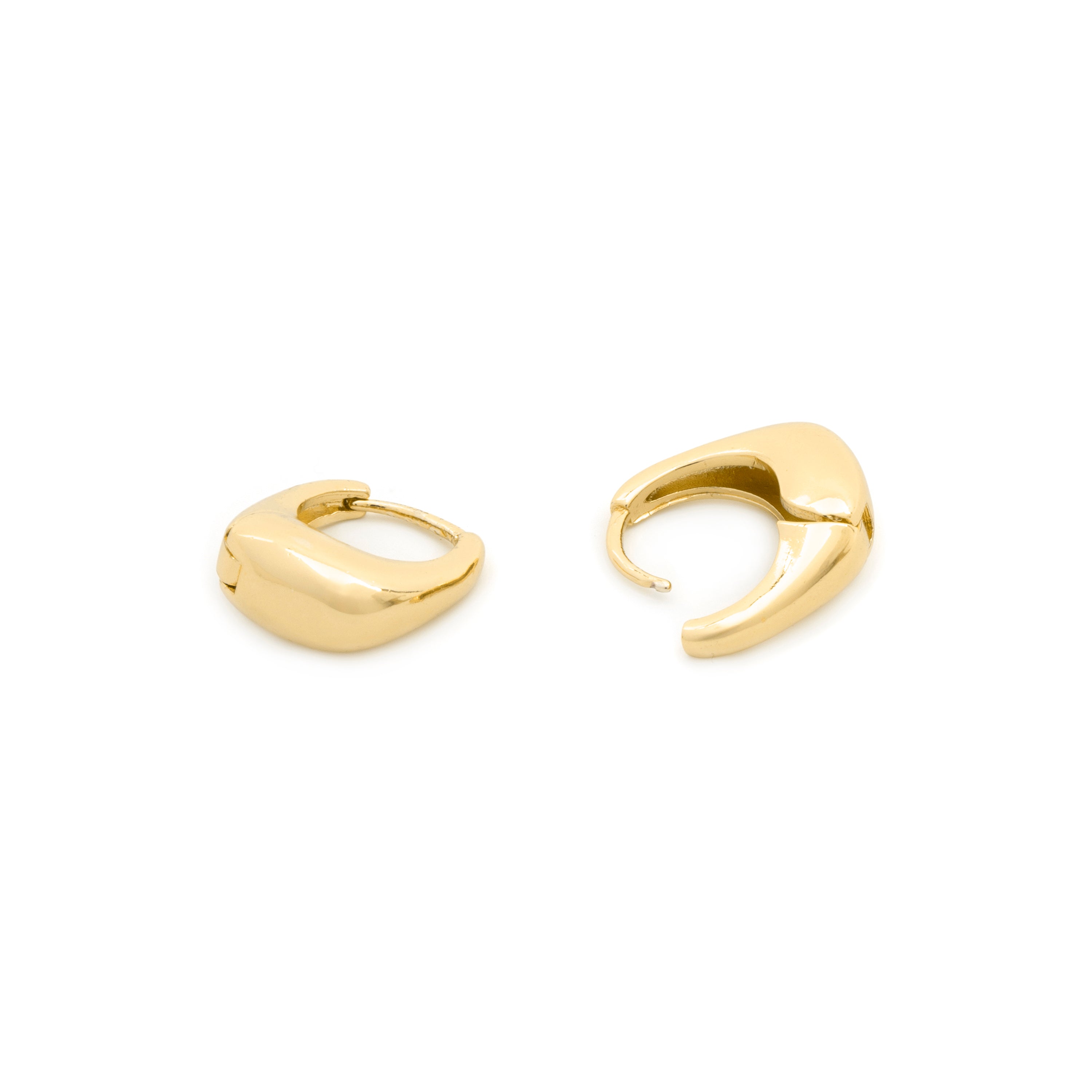 Boucles d'oreilles finition or jaune 18 carats - Lithran