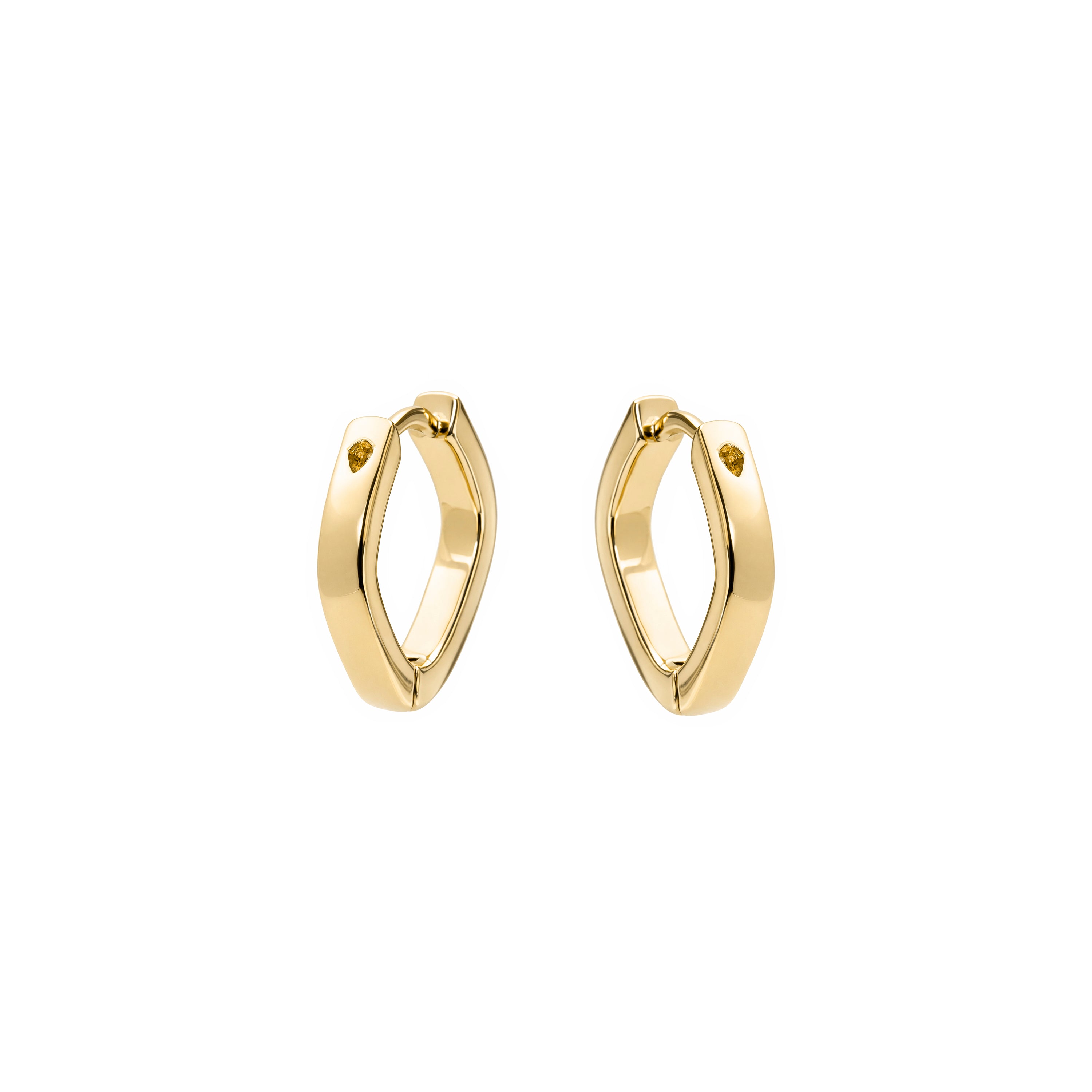 18k Yellow Gold Finish Earrings - Idrial