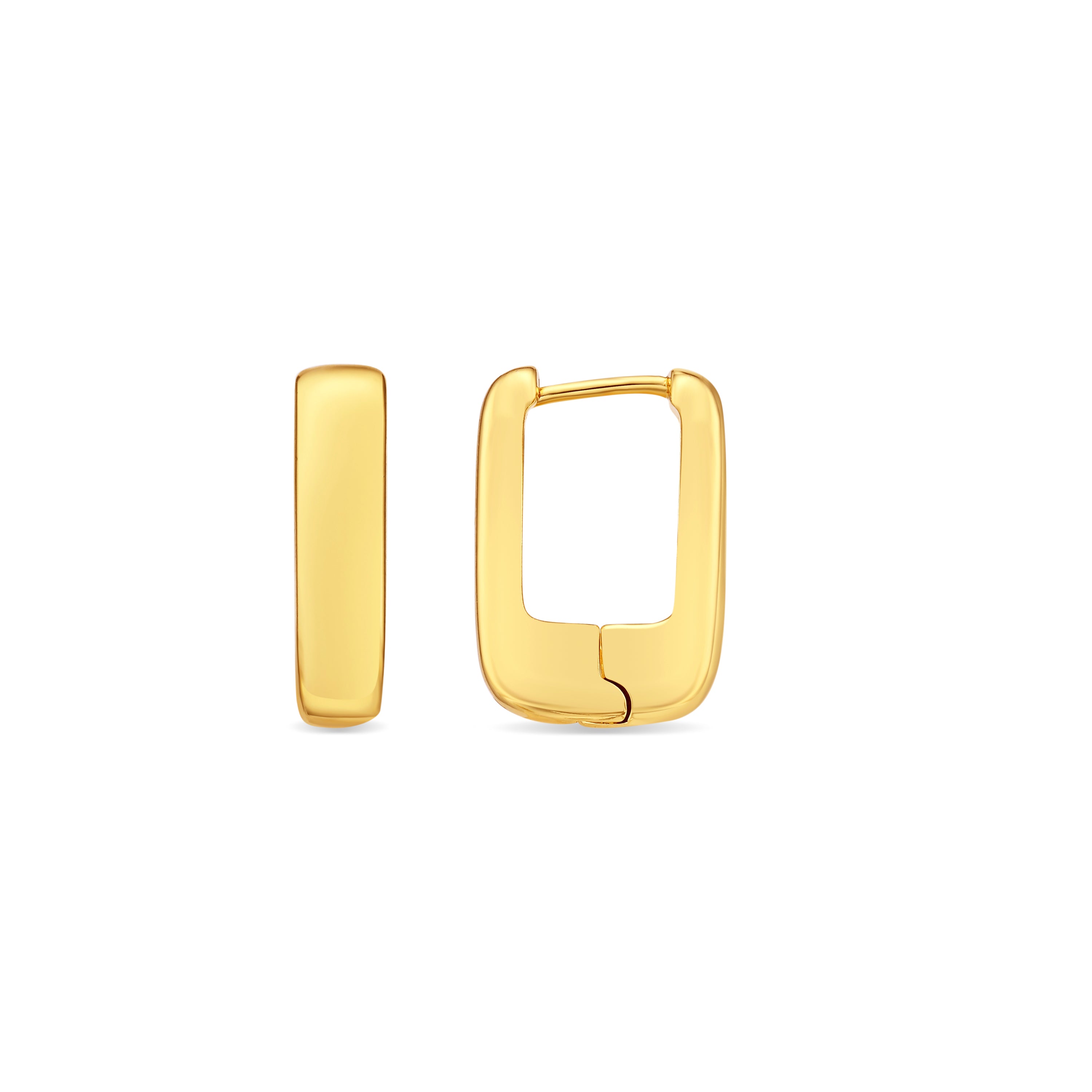 18k Yellow Gold Finish Earrings - Treo
