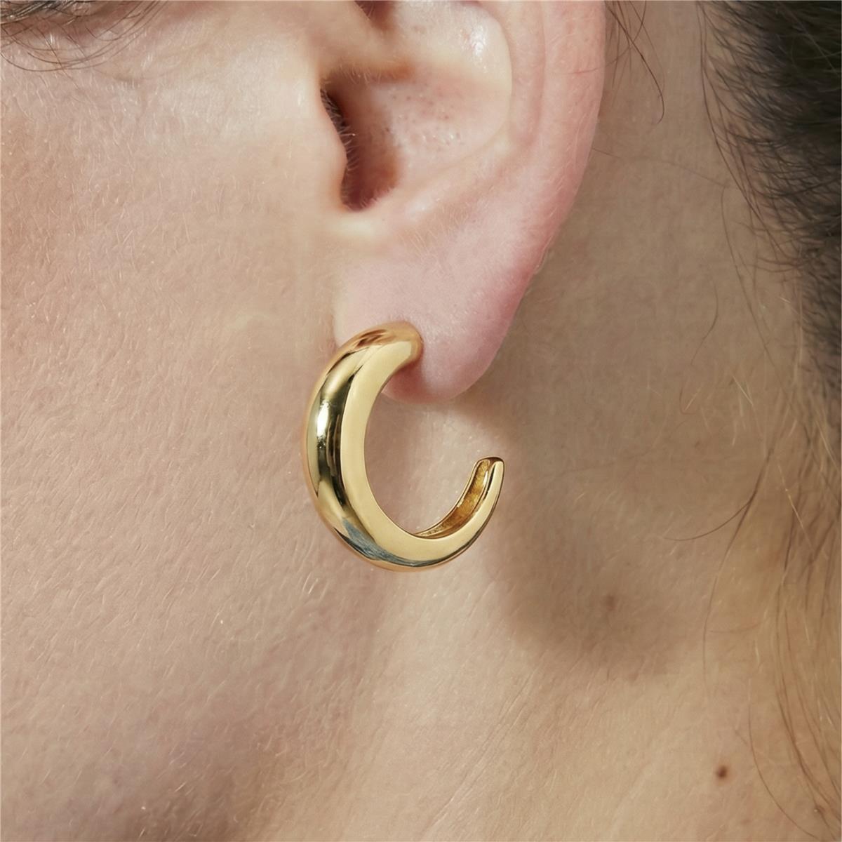 Orecchini con finitura in oro giallo 18k - Reya