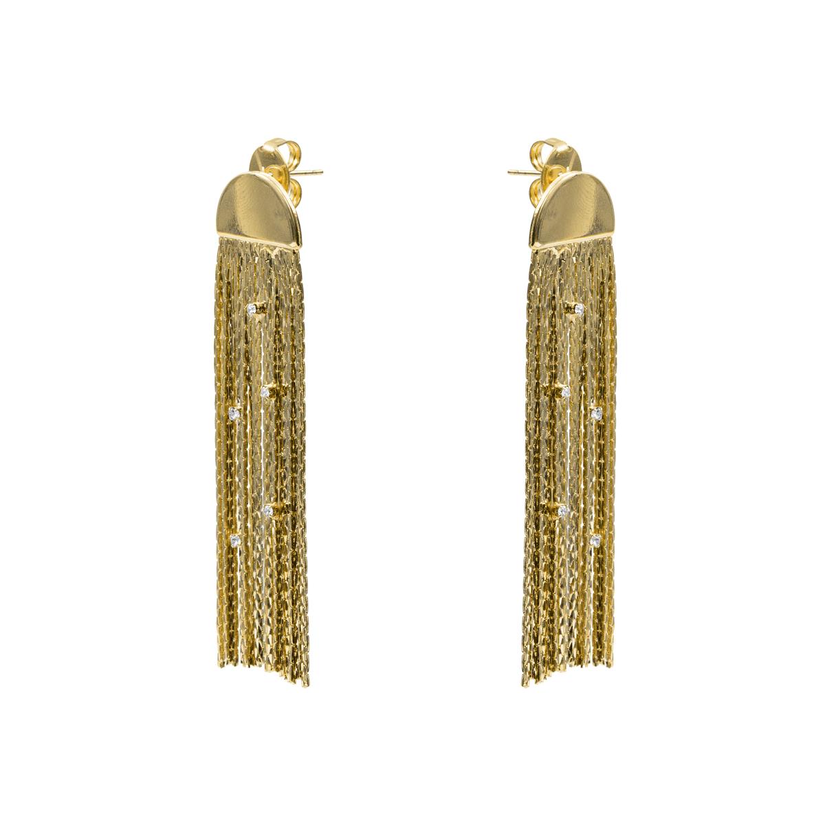 Pendientes Edhelya acabado oro amarillo 18k - Edhelya
