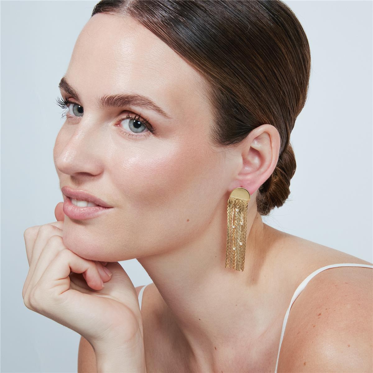 Pendientes Edhelya acabado oro amarillo 18k - Edhelya