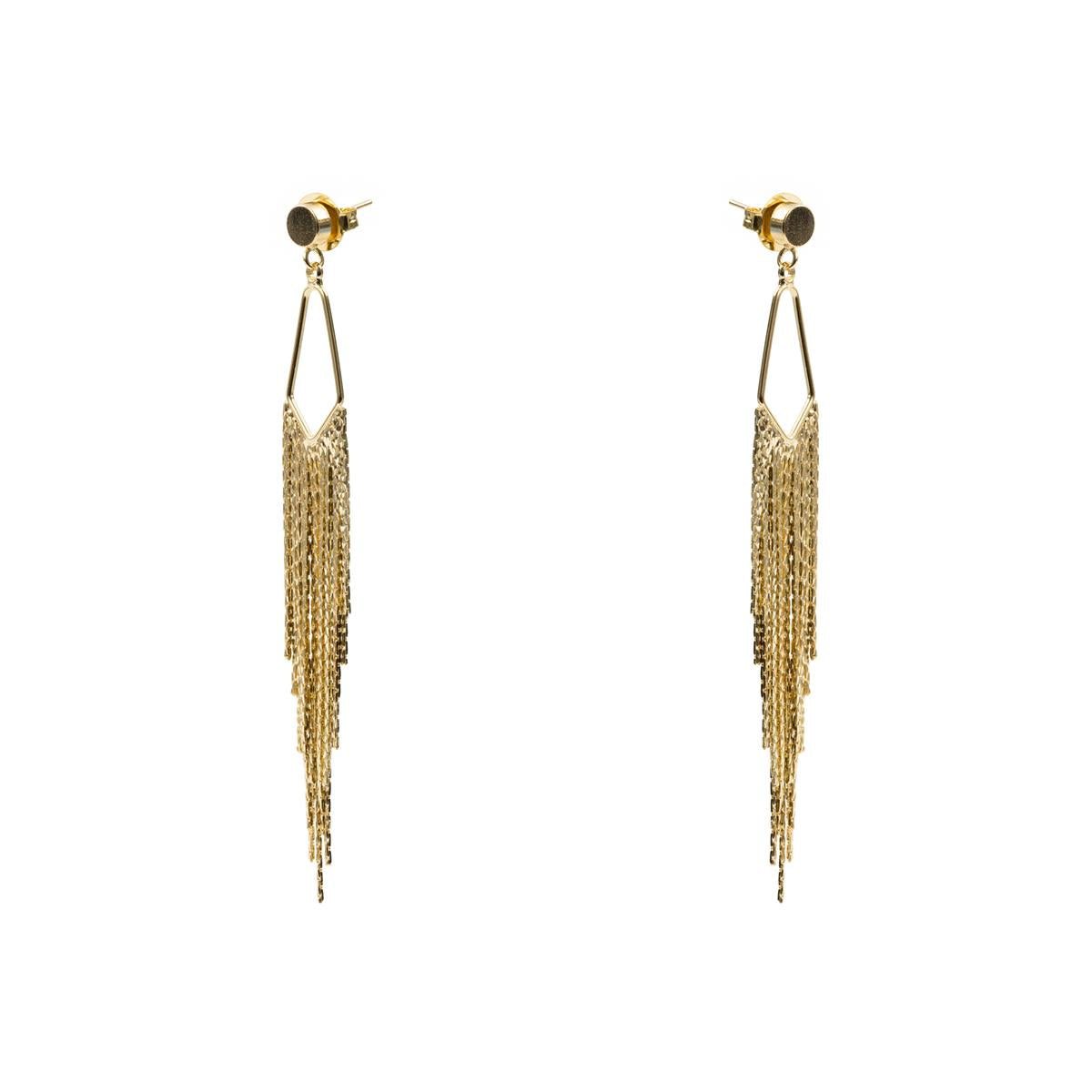 Pendientes Gorriel acabado oro amarillo 18k - Gorriel