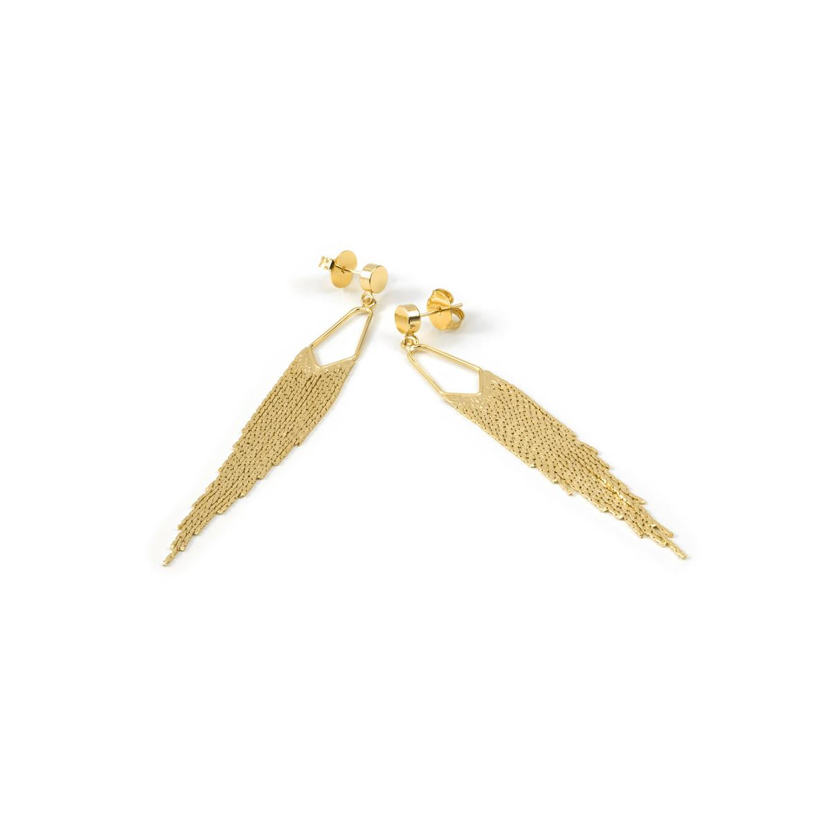 Pendientes Gorriel acabado oro amarillo 18k - Gorriel