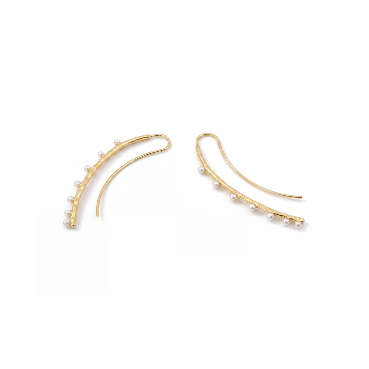 Pendientes Grim acabado oro amarillo 18k - Grim
