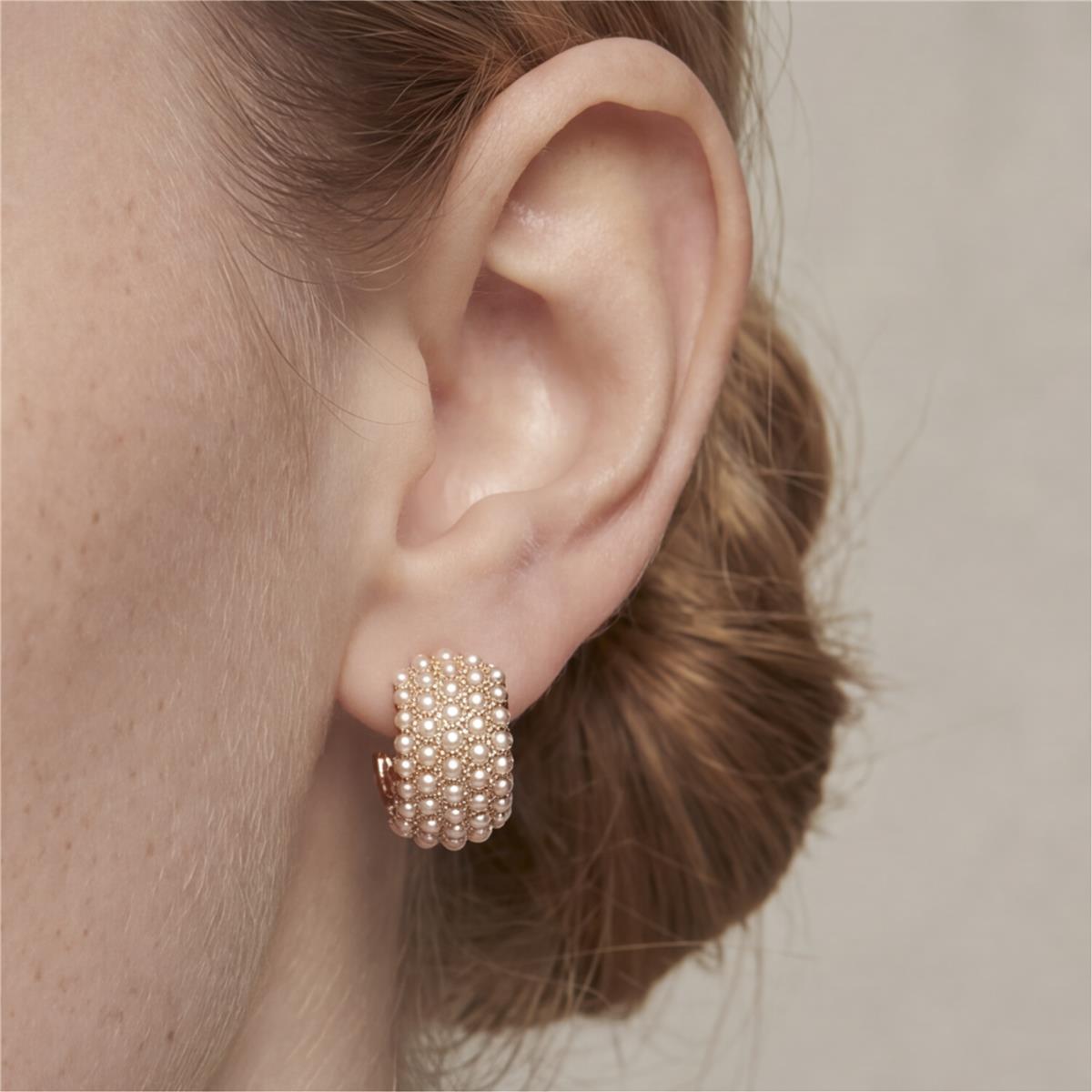 Pendientes Beez acabado oro amarillo 18k - Beez