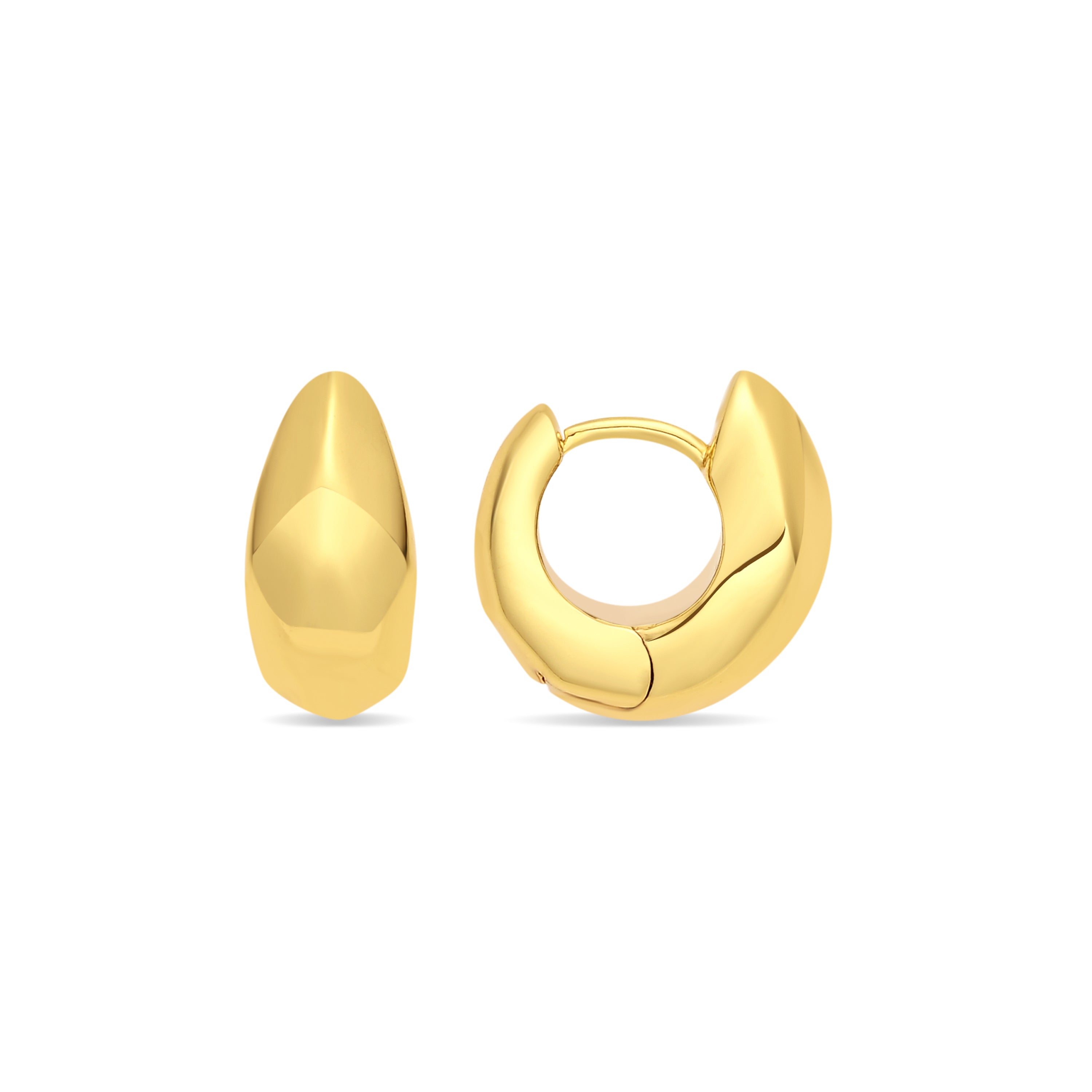 Pendientes acabado en oro amarillo de 18k - Balyt