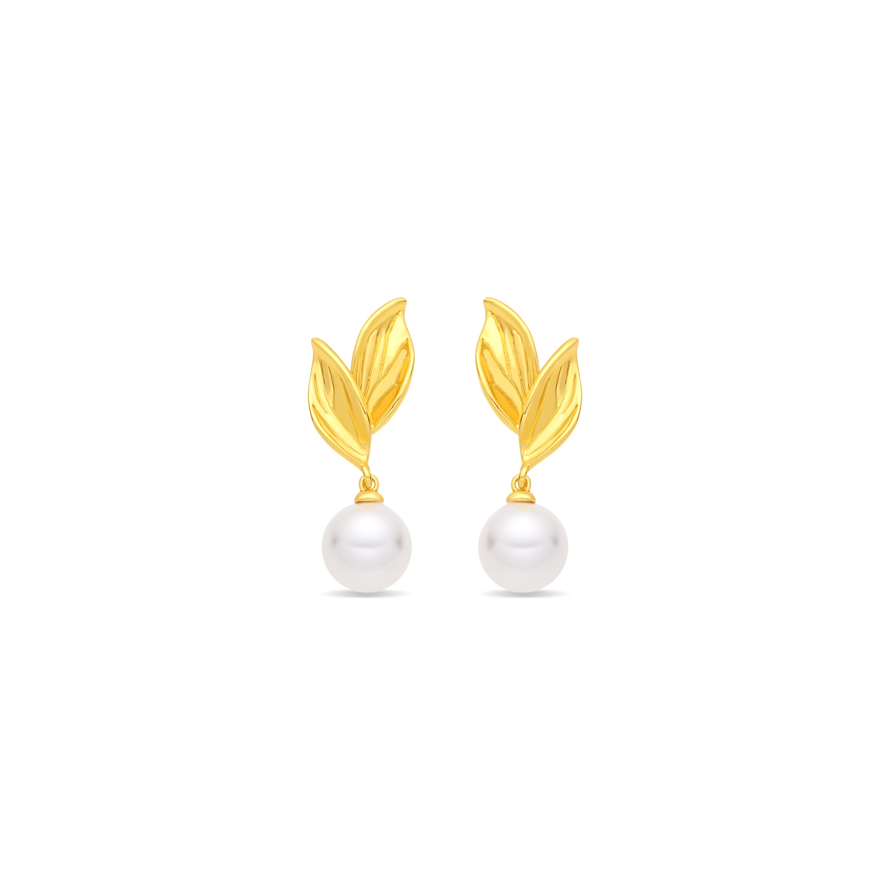 Pendientes de Circonita Brillante acabado en oro amarillo de 18k - Nocher