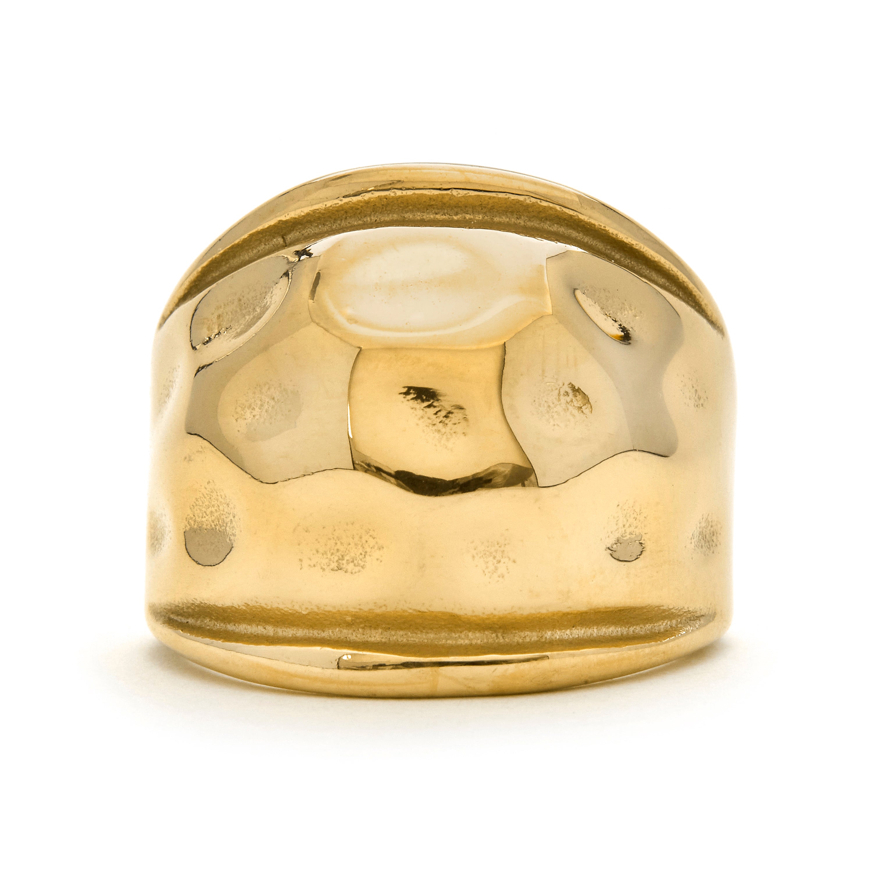 Bague finition en or jaune 18k - Belol