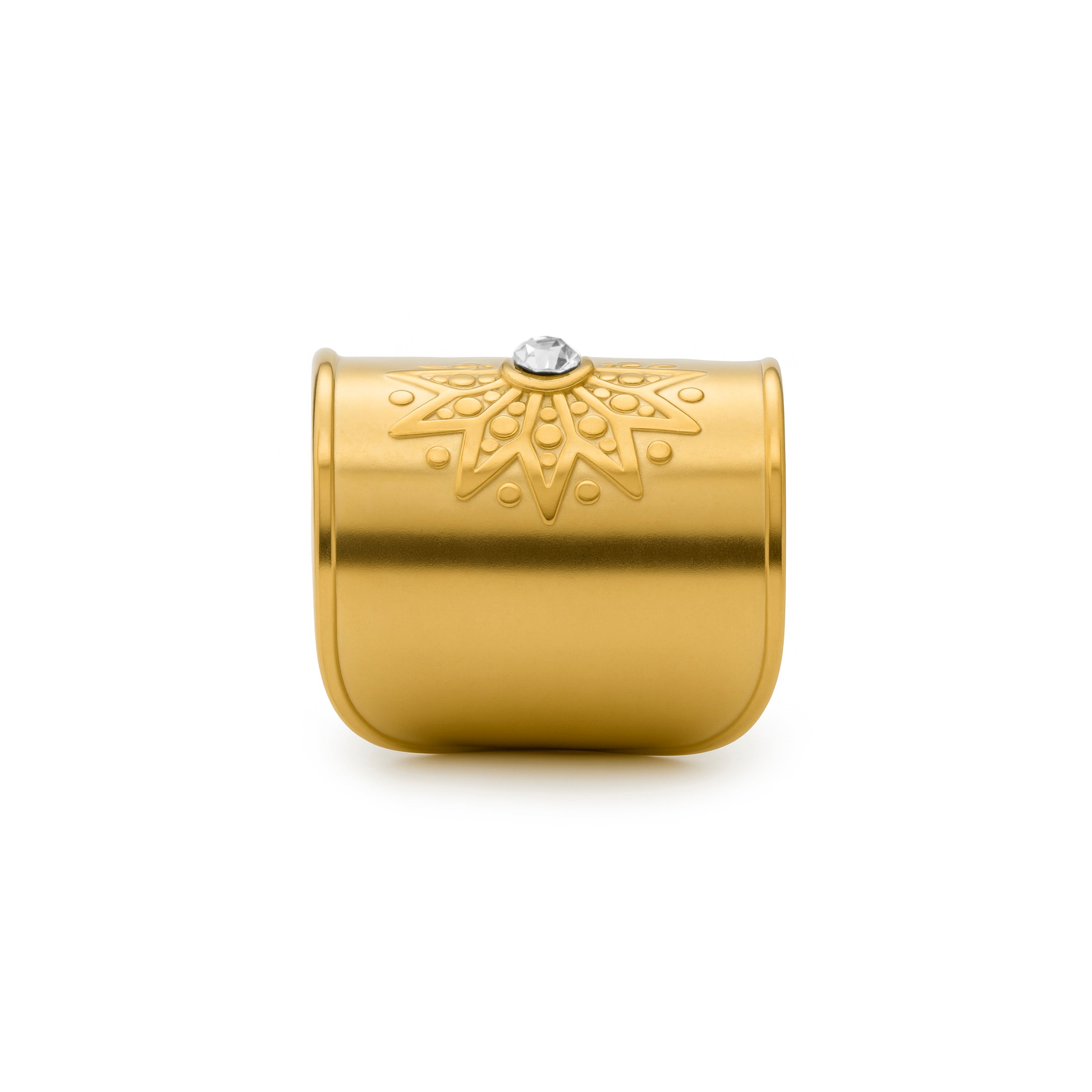 Anello di Zirconia Brillante finitura in oro giallo 18k - Himbba